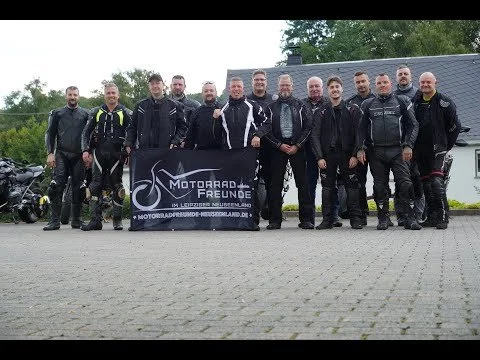 Motorradland Erzgebirge 2025 / Start Tour "zügig"