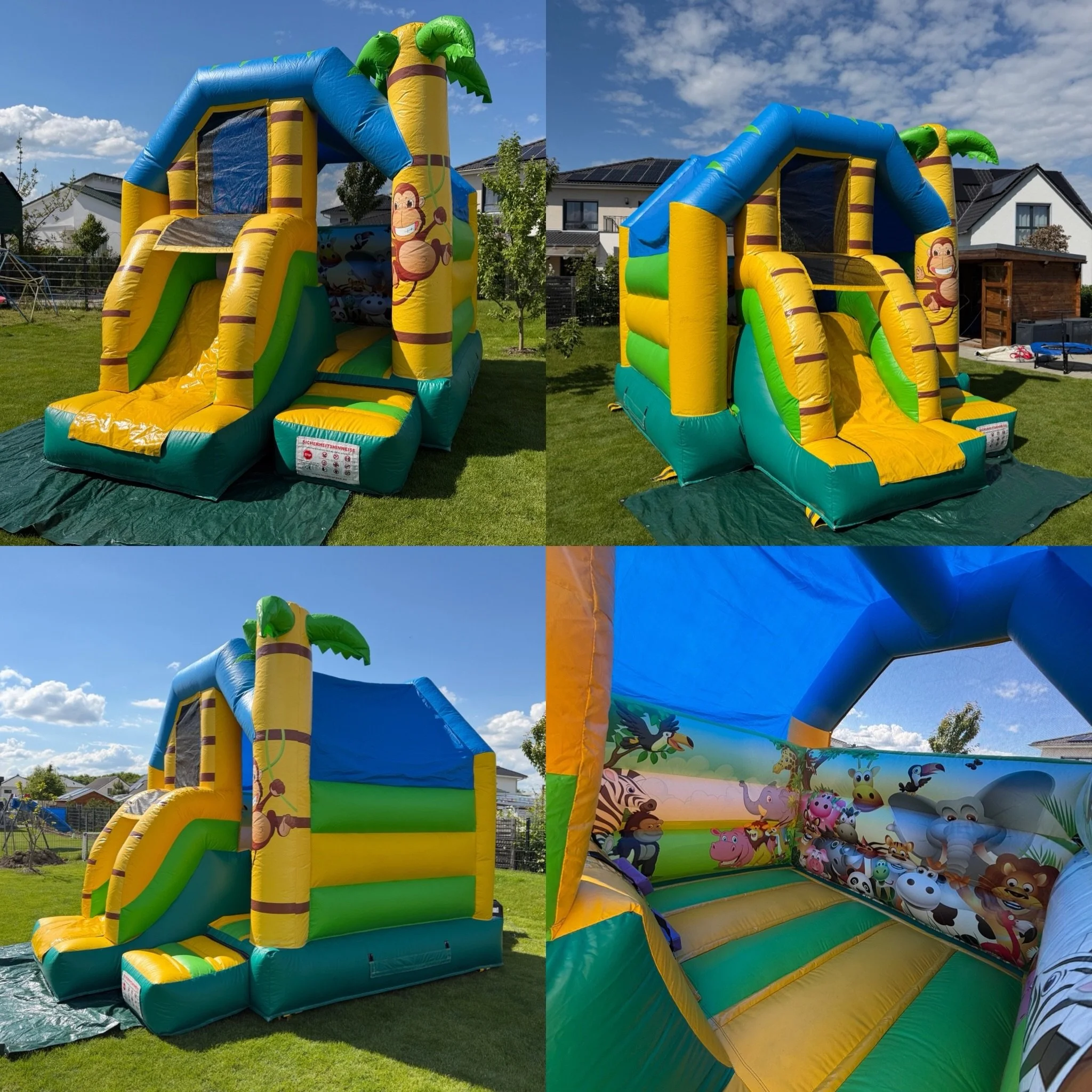 Aktion bis 7. Juni 2026: Jungle H&uuml;pfburg (4x3) I 90&euro; / Tag