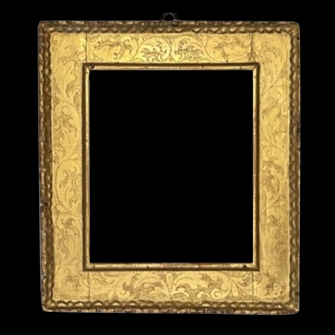 17th c. Punched and Gilded Cassetta