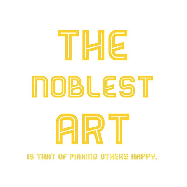 Who else is the greatest Showman? P.T. Barnum 🦋⚡️💪🏼 .
.
.
One quote a day keeps the doctor away 😋
.
.
#yellow #gelb #power #kraft #ptbarnum #greatestshowman #art #love #givingback #giving