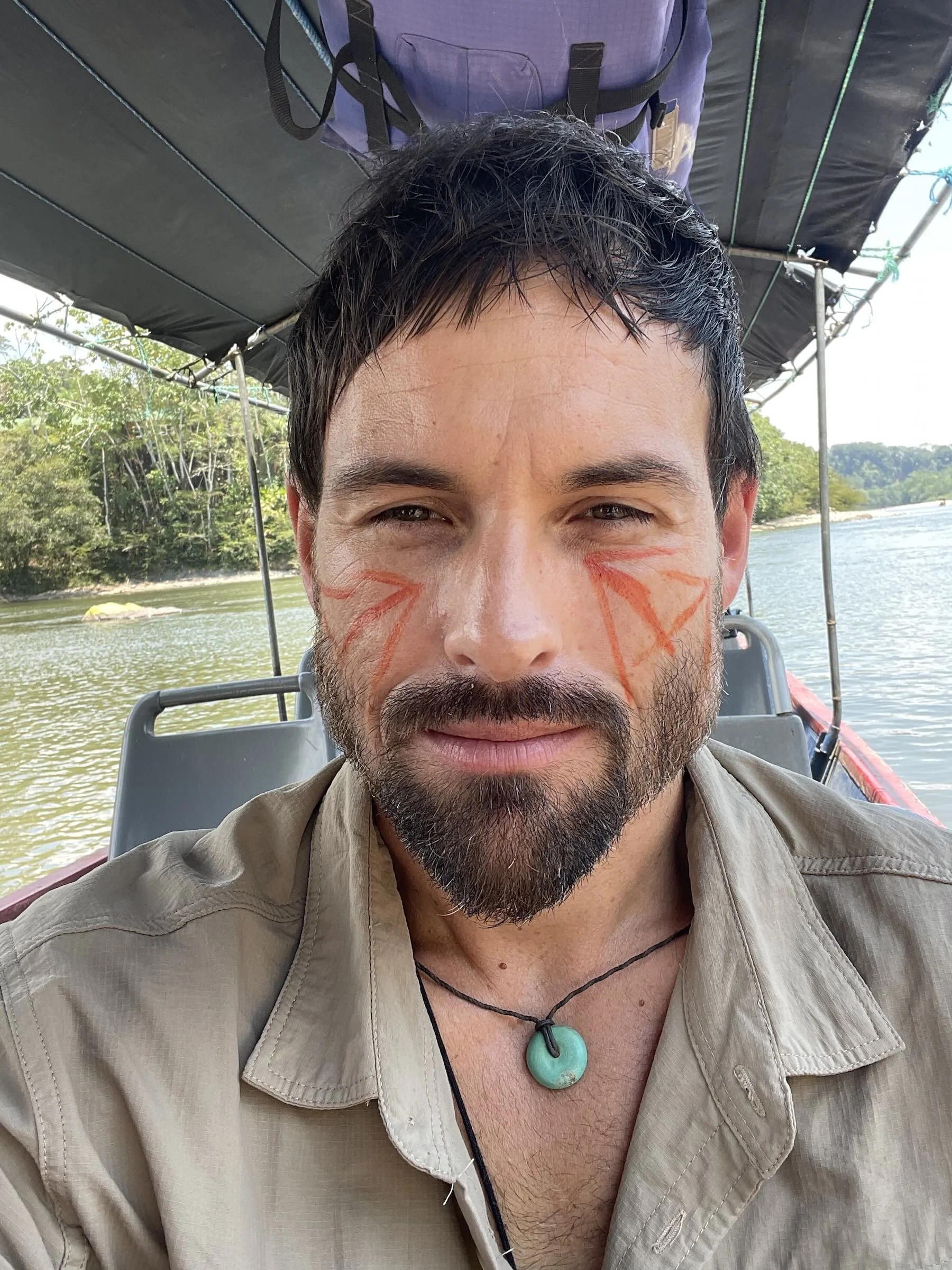 Mathias im Amazons Dschungel in Ecuador