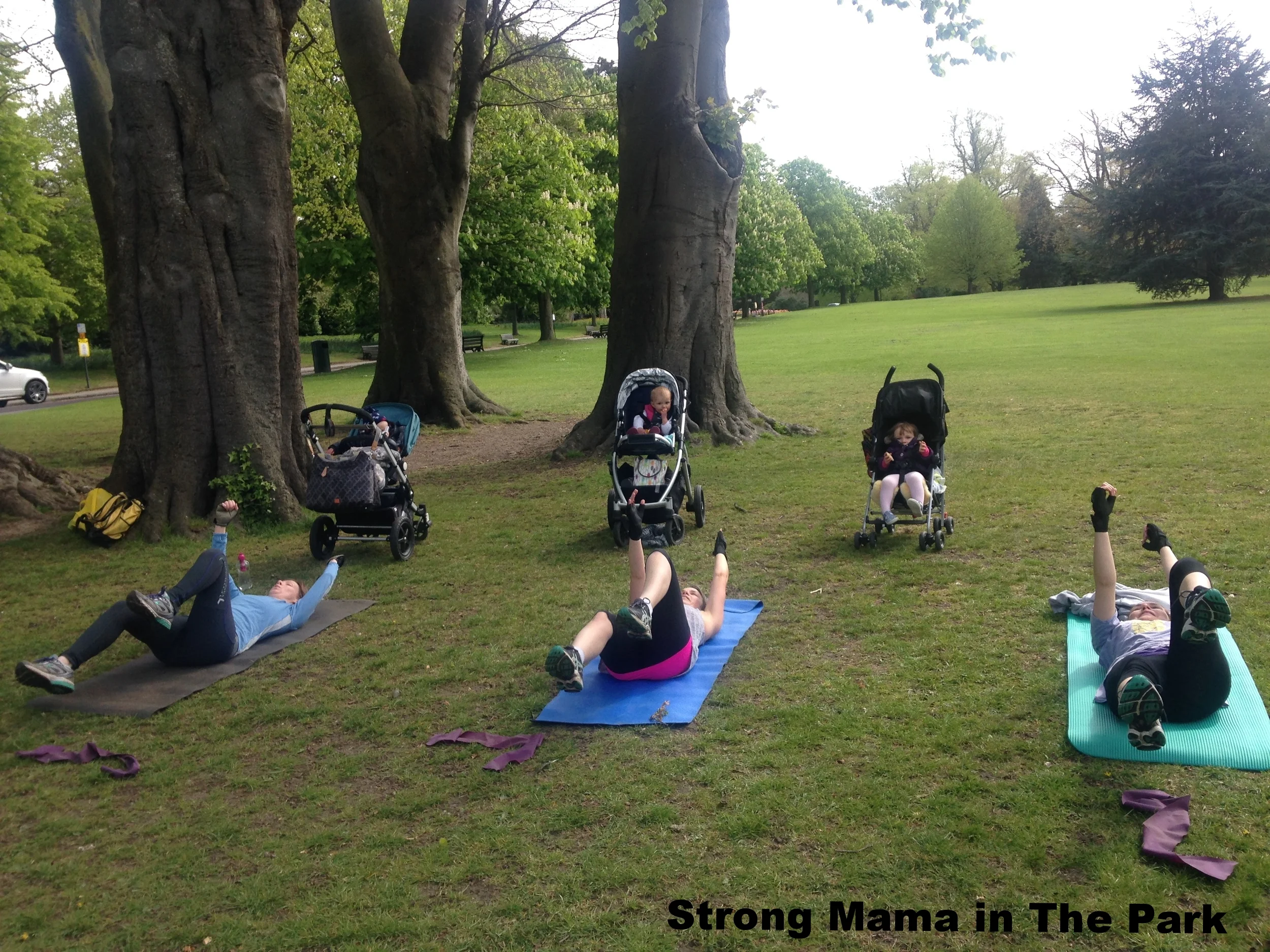 Strong Mama In The Park "Dying Bug"