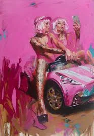"Pink Car Selfie" - Chris Guest
