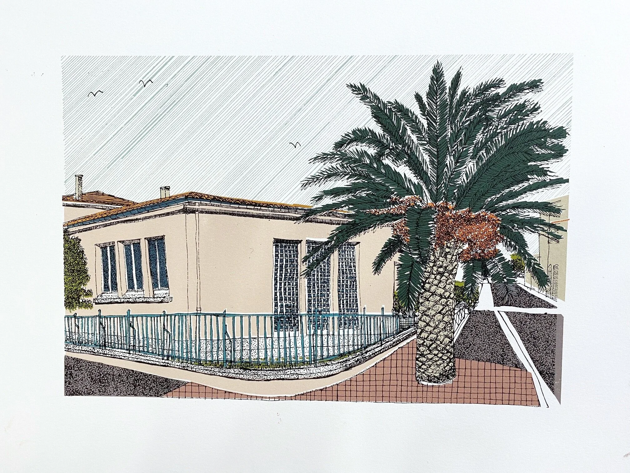 Pink+House+and+Palm%2C+La+Palme.jpg
