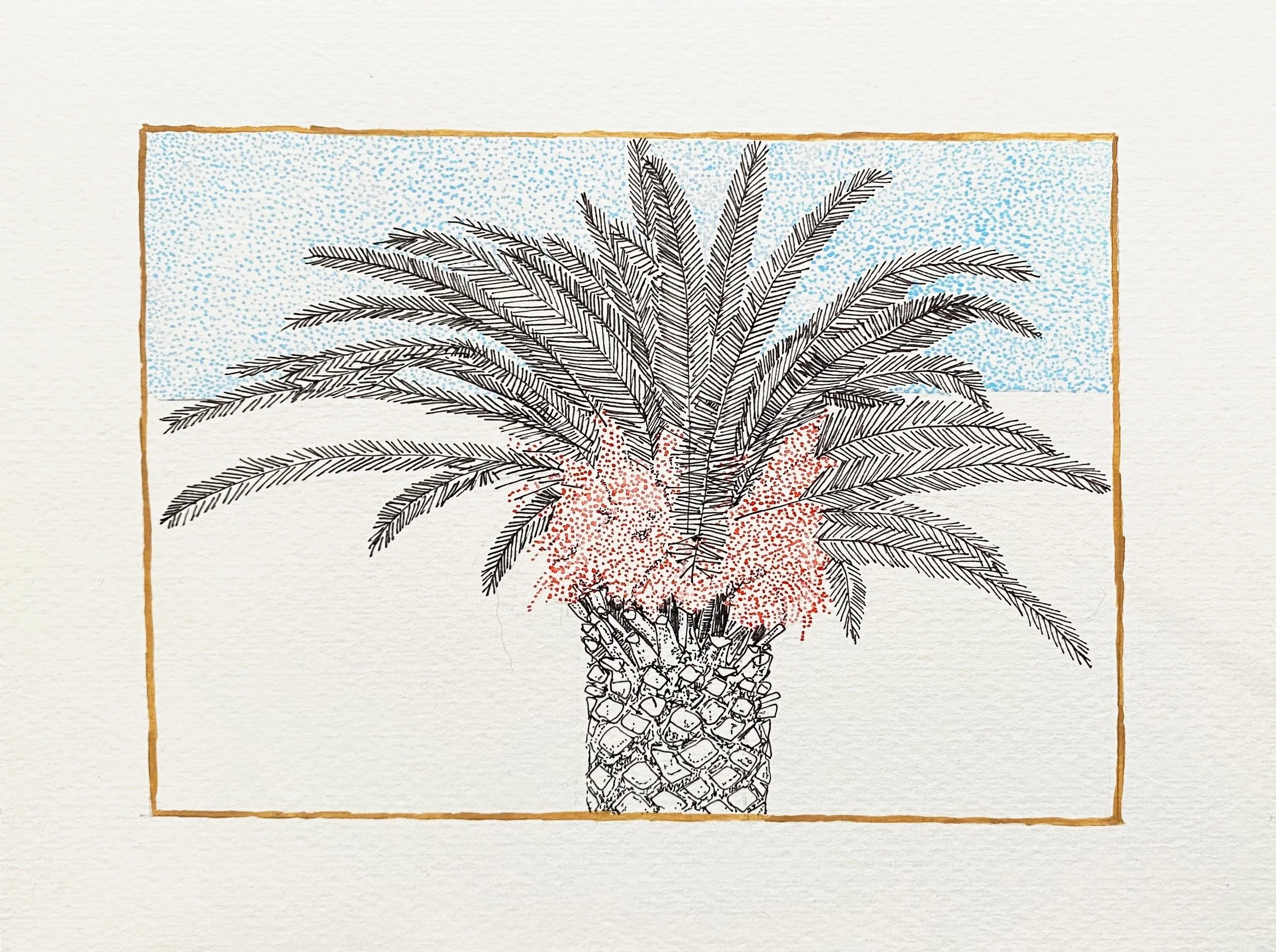 clare halifax "landscape palm study #5"