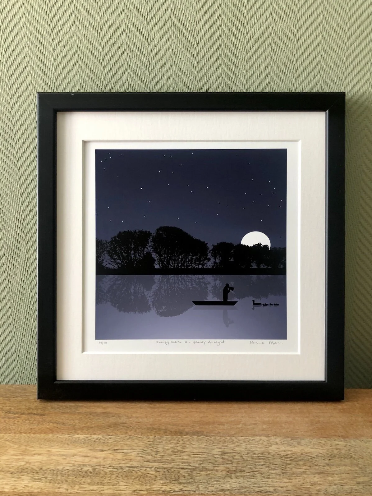 'Rowing Coach on Holiday at Night' by Rennie Pilgrem (Copy)