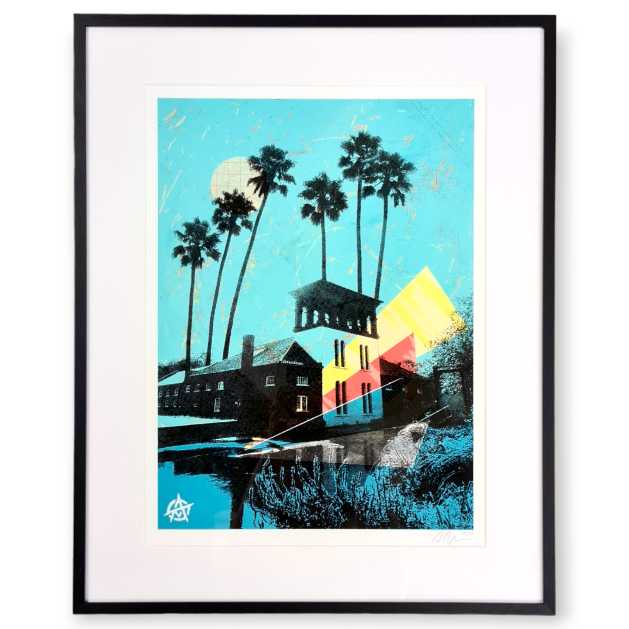 anil mistry "copper mill" framed