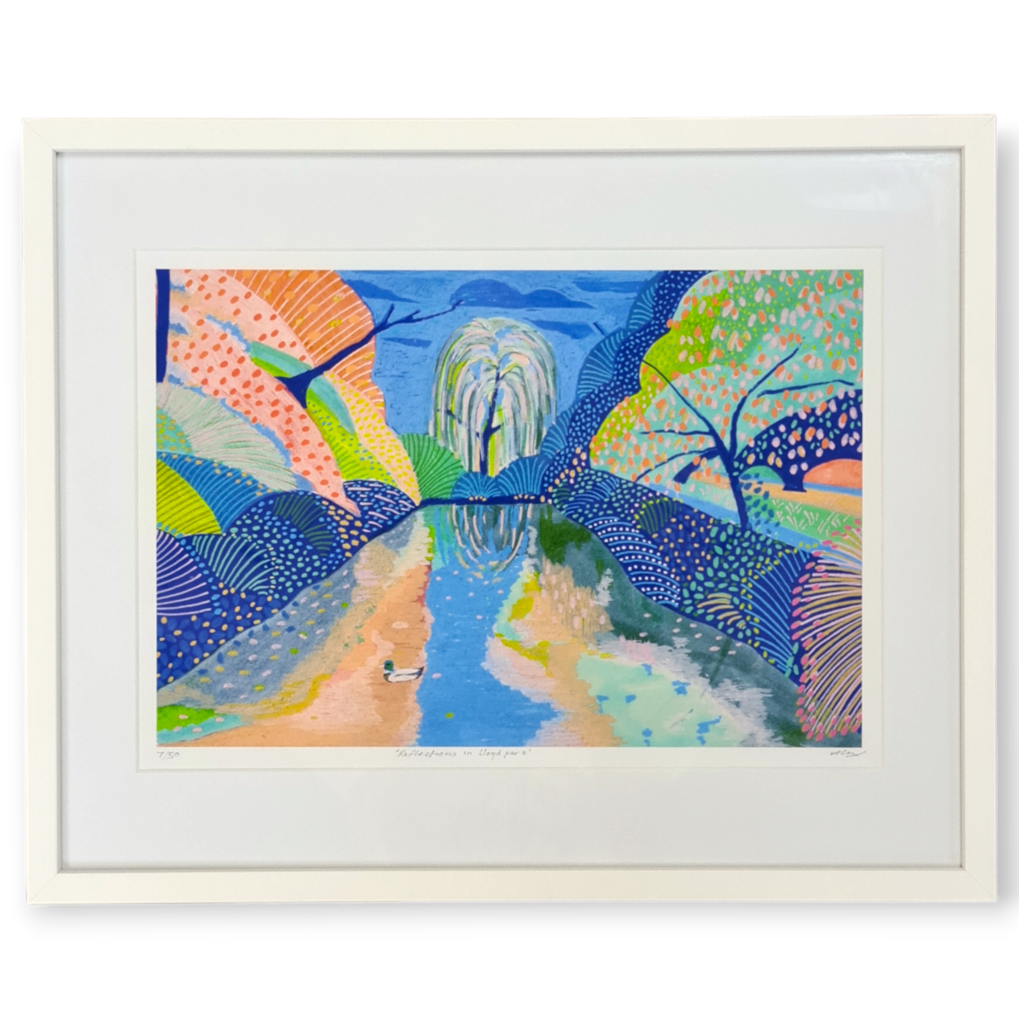 Alice Brisland - Reflections in Lloyd Park Framed.png