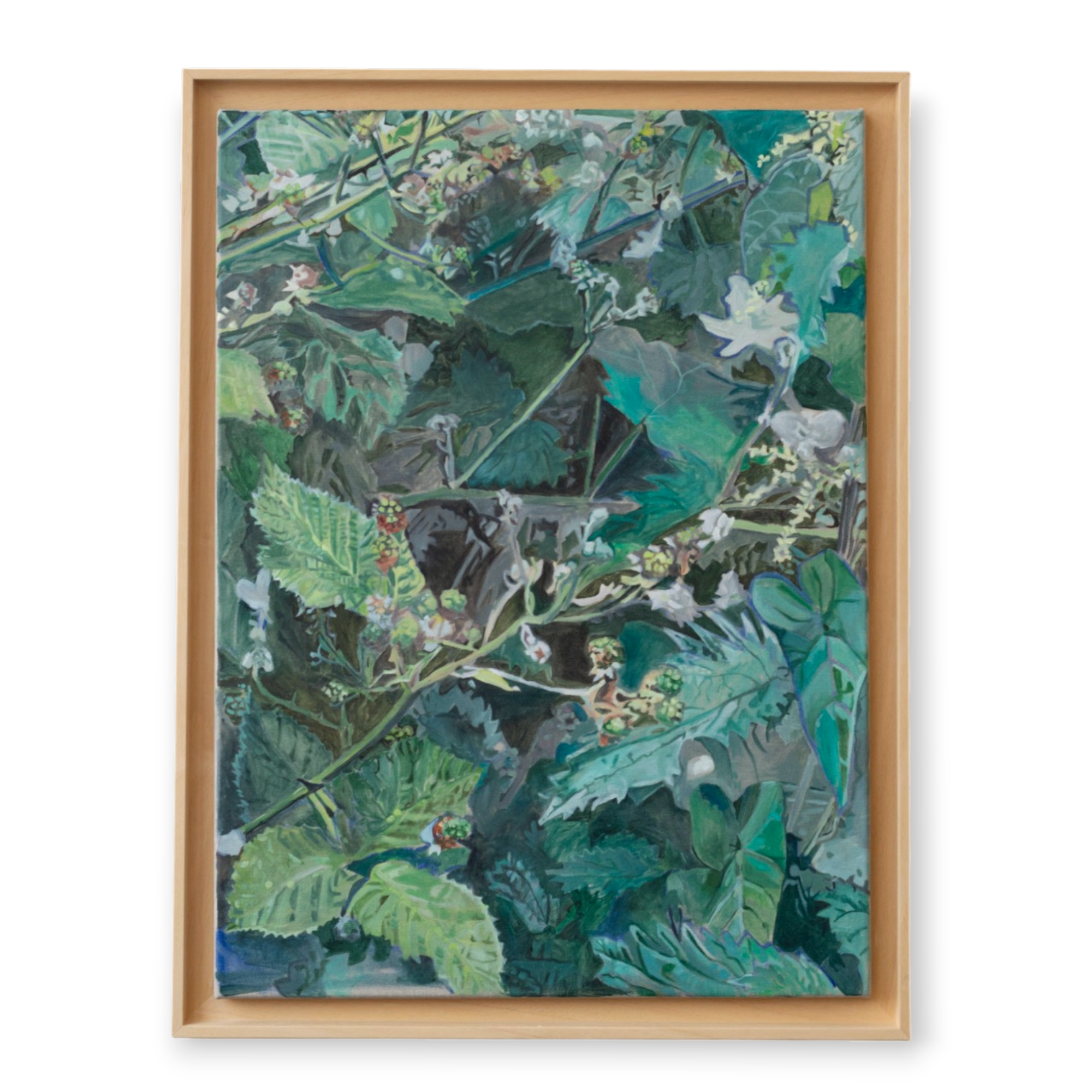 Sarah Barrett - Bramble Thicket (Blue) framed.png