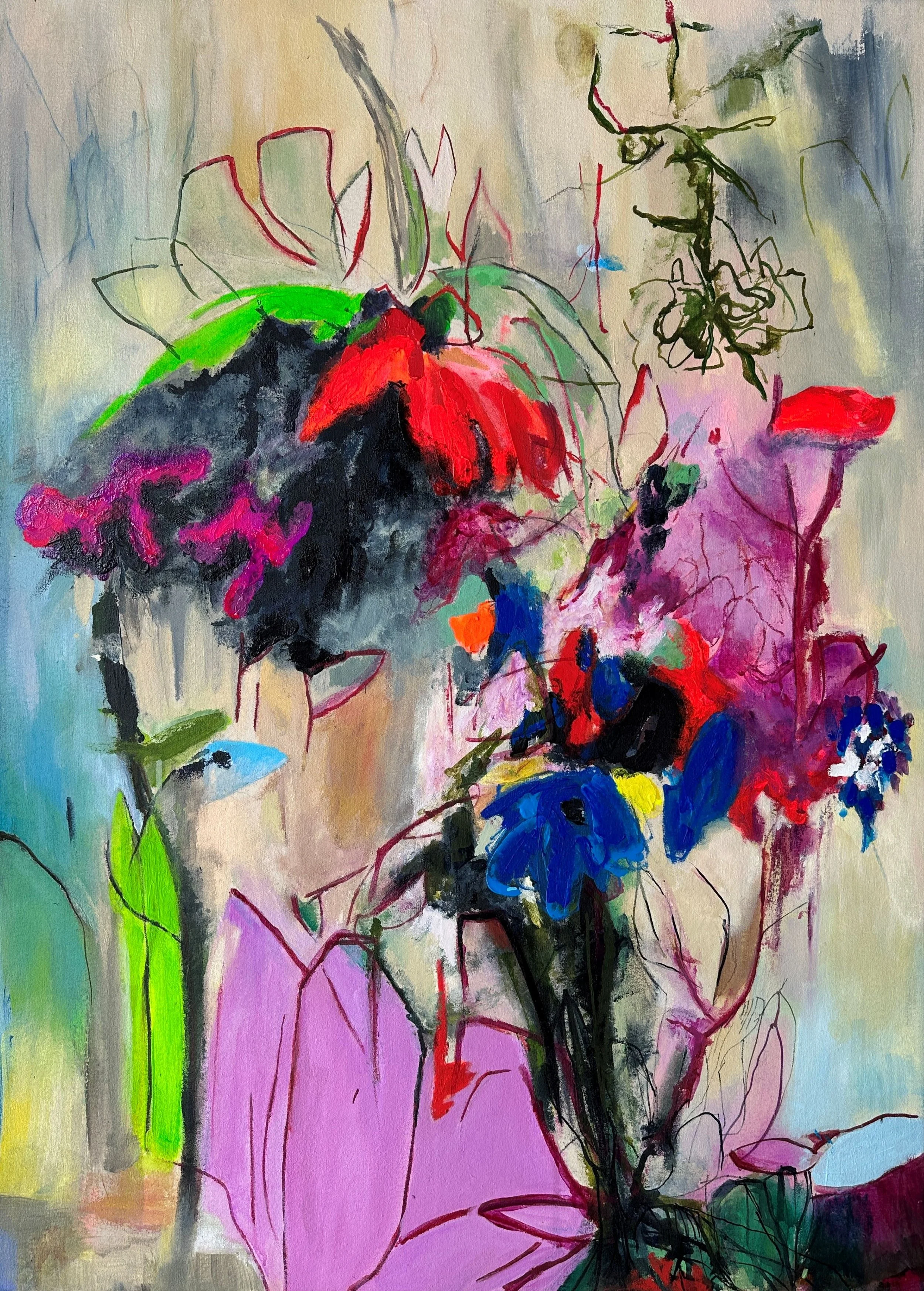 Daria Shipukhina - Neon Bunch unframed.JPG