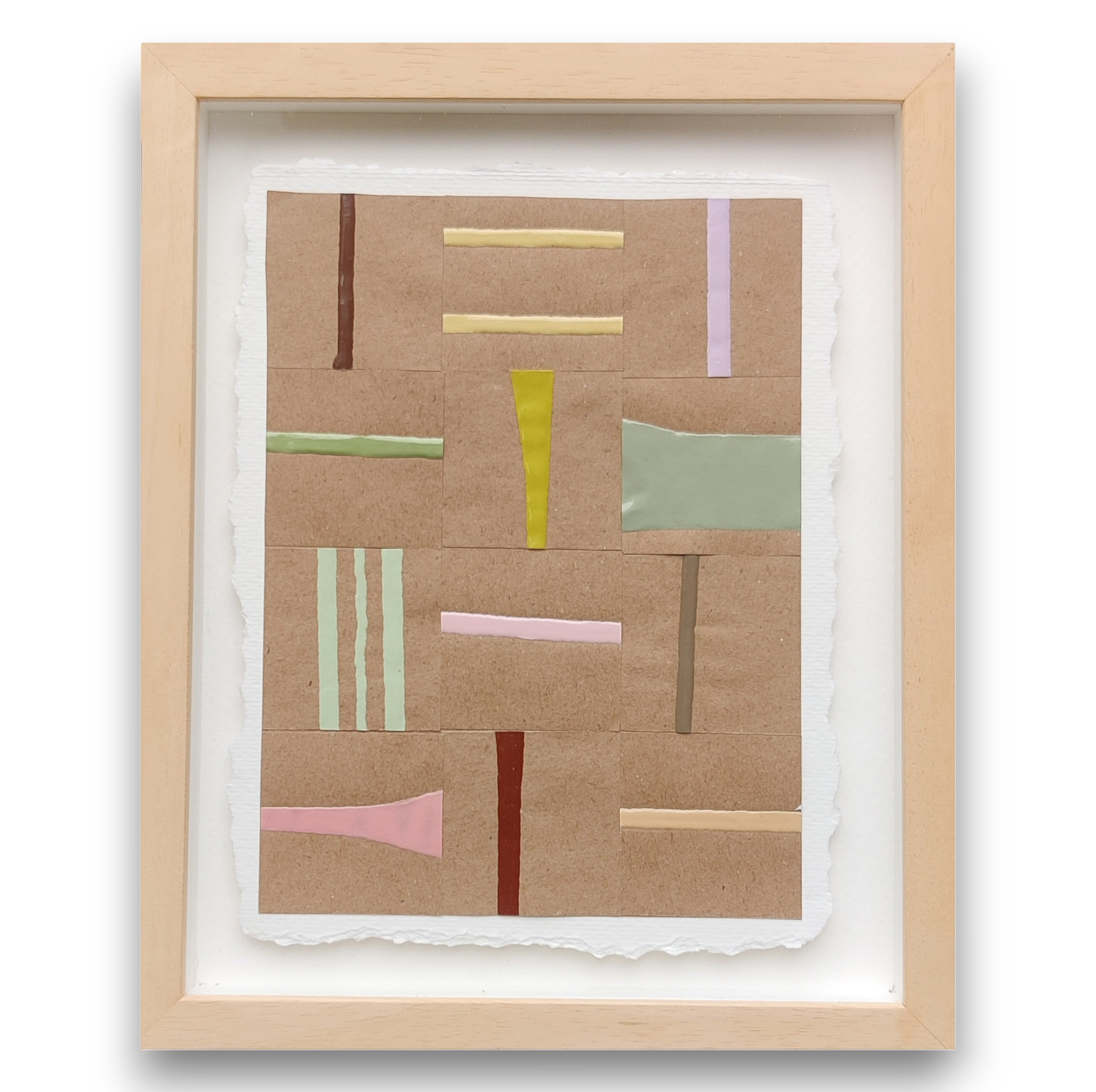 sarah emily porter "grid collage xi (pastel) " original