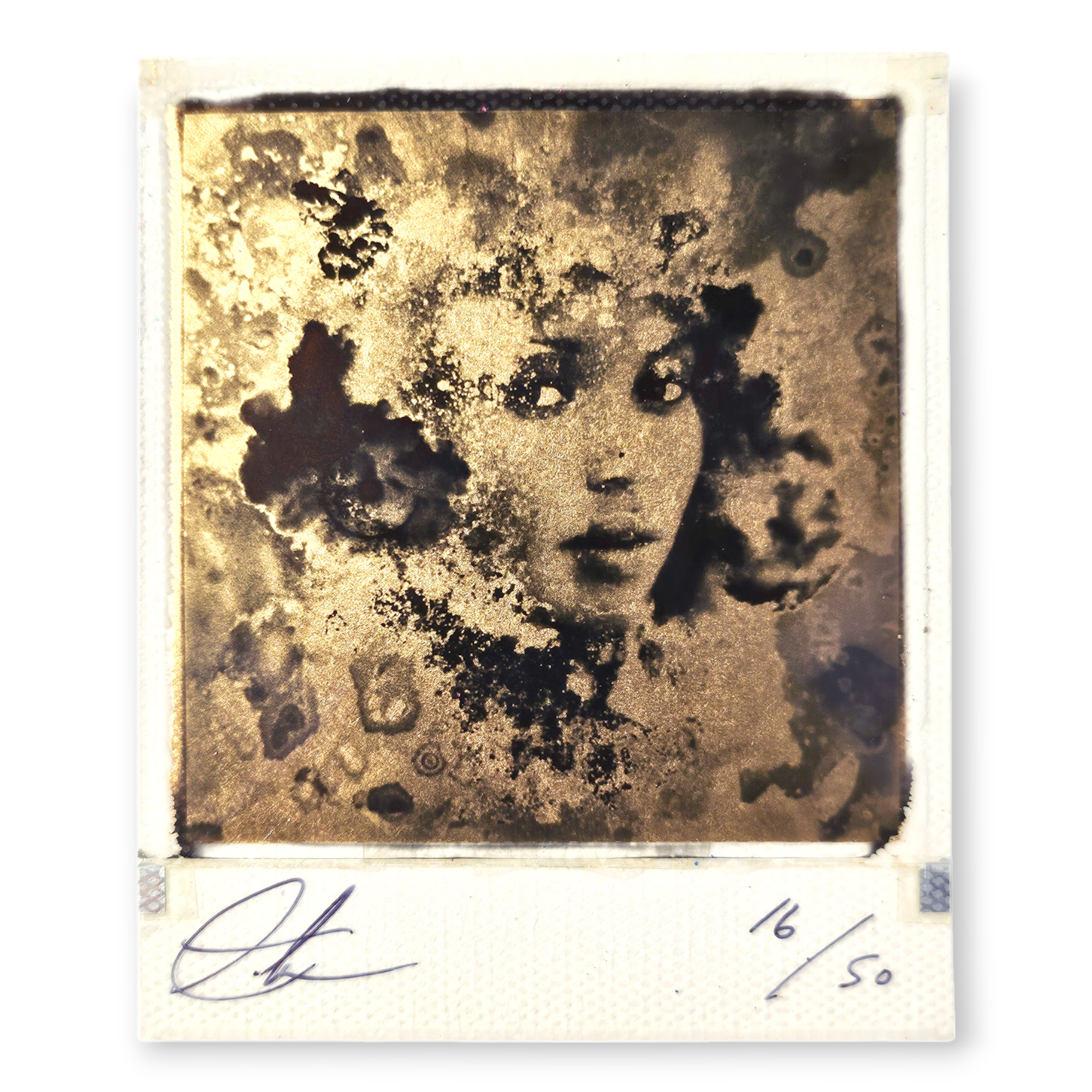 andrew j millar "ripples" 22ct rose gold leaf