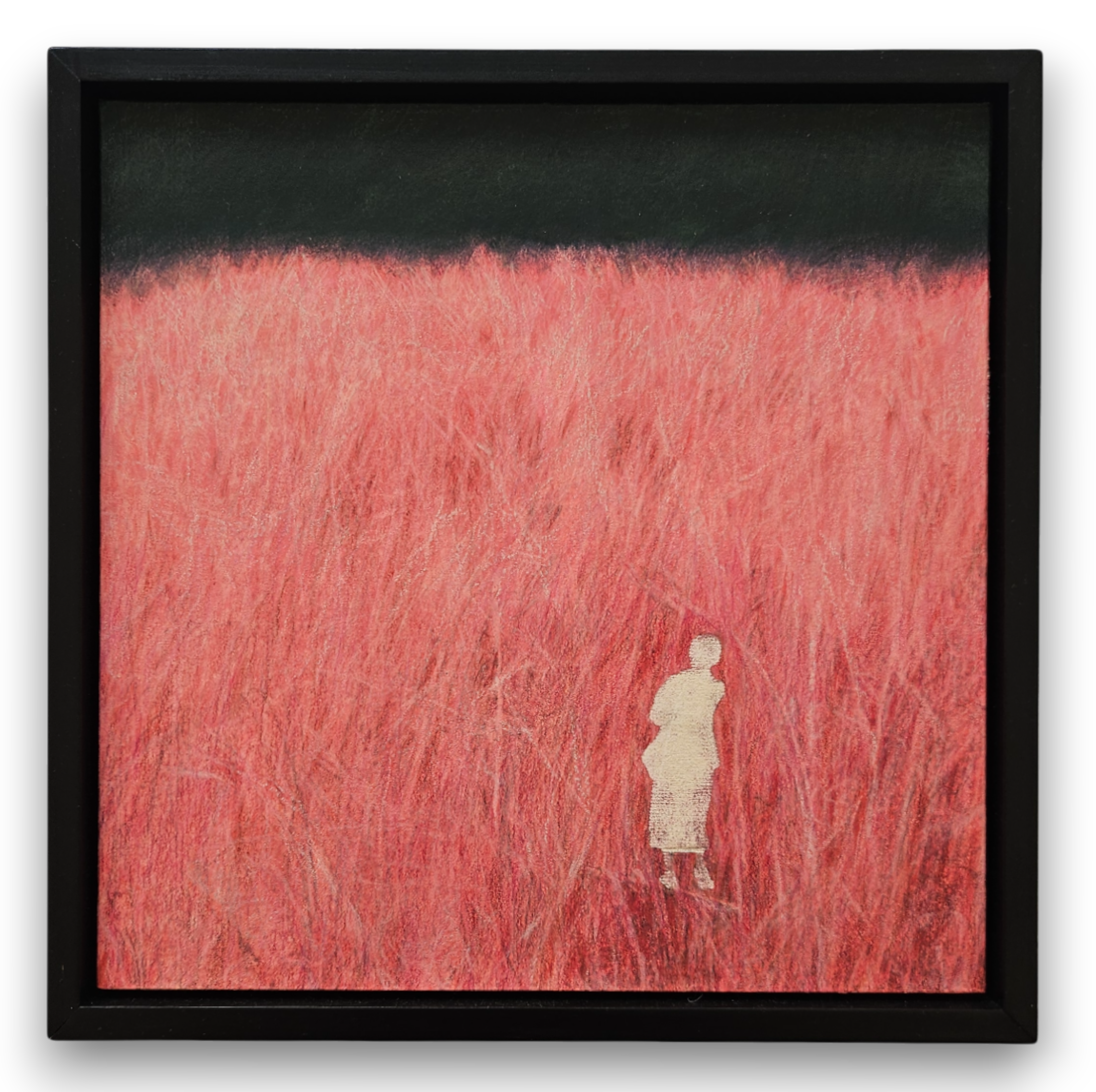 yanghee chang "crowd #92_11" framed