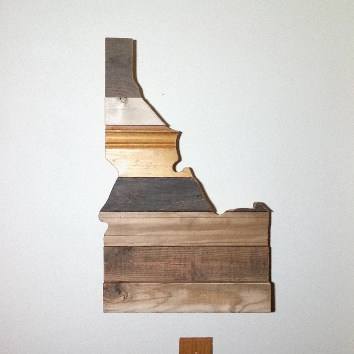 custom made Any State. State outline vintage barn wood wall hanging 
