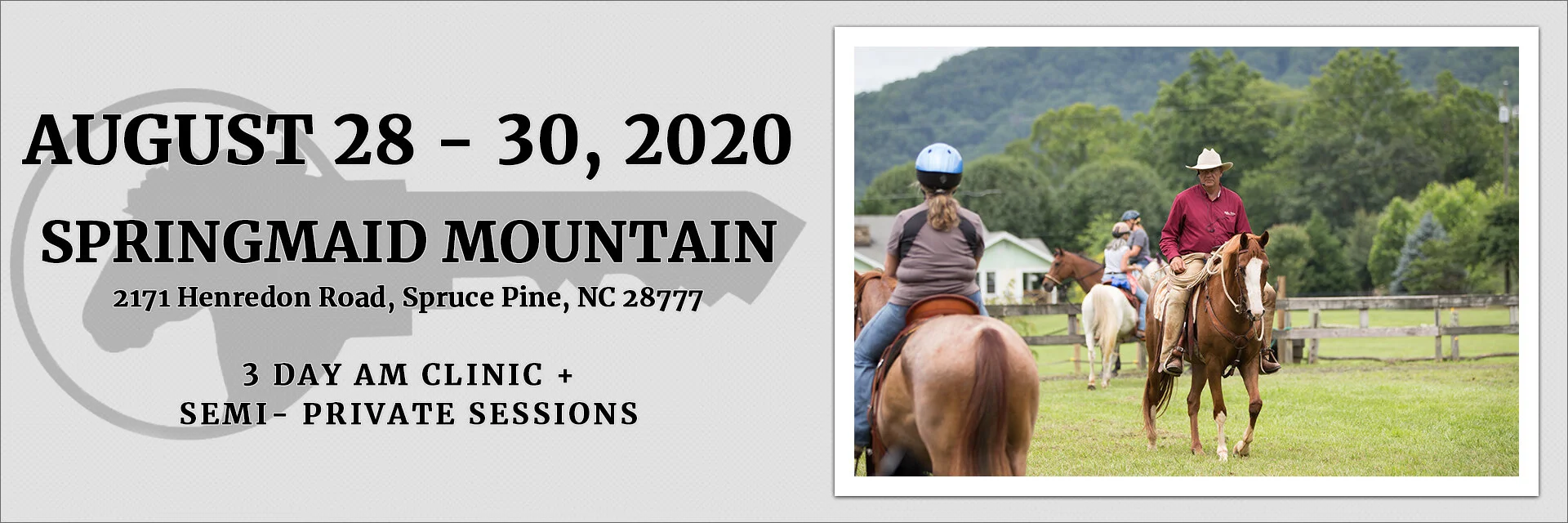 Springmaid Mountain Spruce Pine Nc Robbie Potter Horsemanship