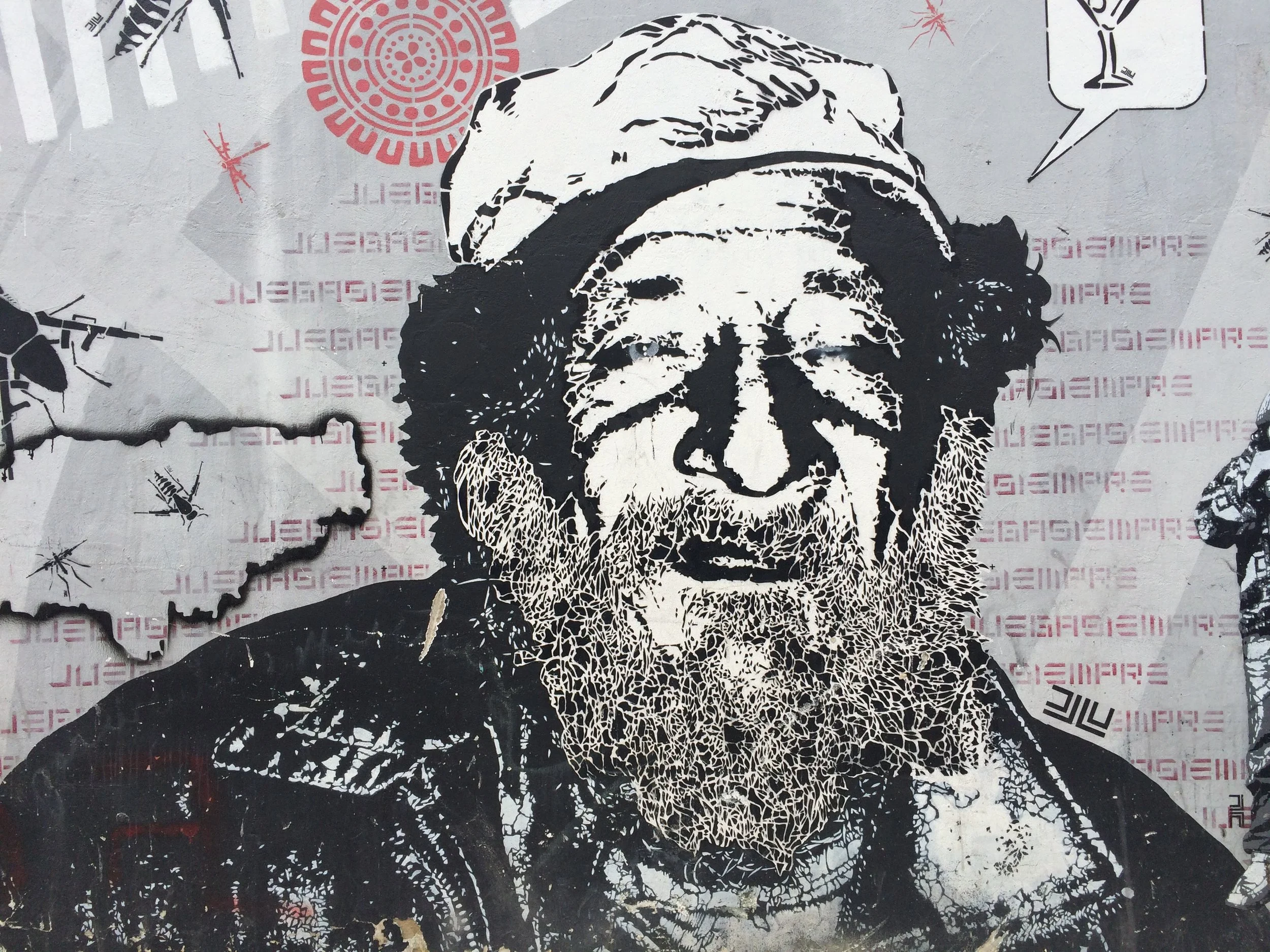 Street Art in our Grafitti Tour in Bogotá, Colombia