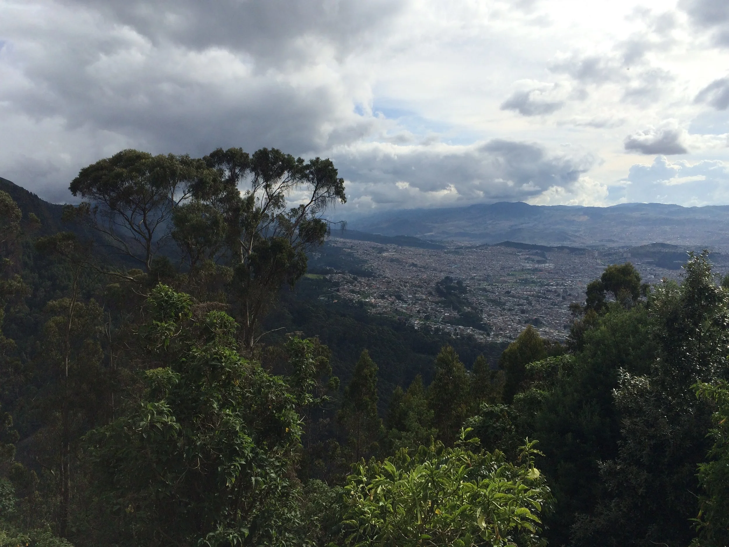 At the Top of Monserrate Mountain, Bogotá