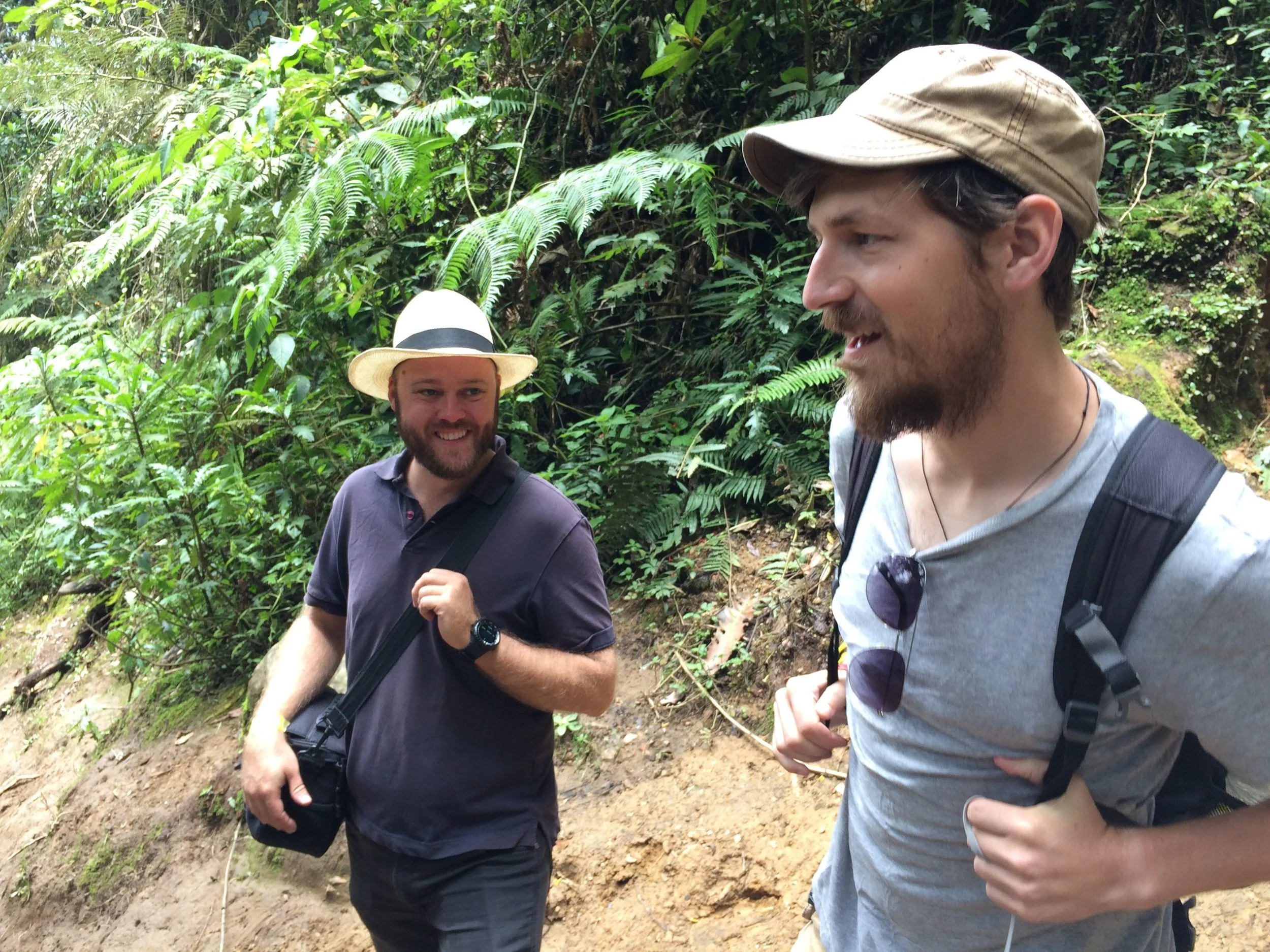 Carl and Craig in the Cocora Valley, Colombia