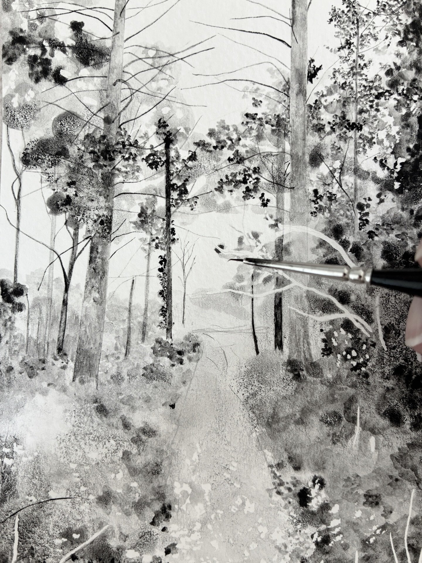 My week in the studio; I&rsquo;ve been experimenting with masking fluid this week, inspired by a tutorial I watched by @fujikorose as part of Artist of the Year. I&rsquo;d never used it before but it was so much fun, really satisfying to peel away an