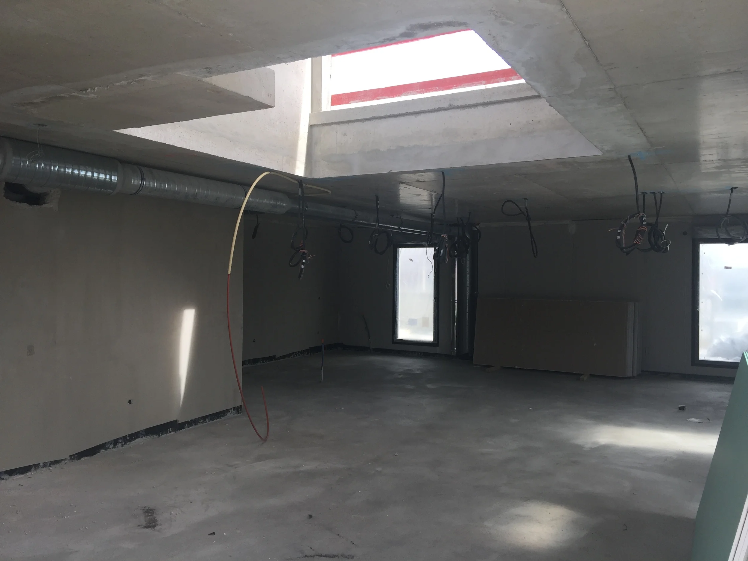 Vide sur séjour - Acces pour les rooftops