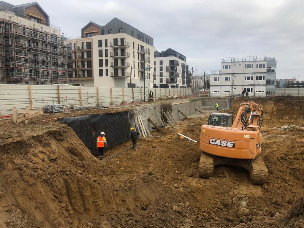 Réalisation des voiles contre terre