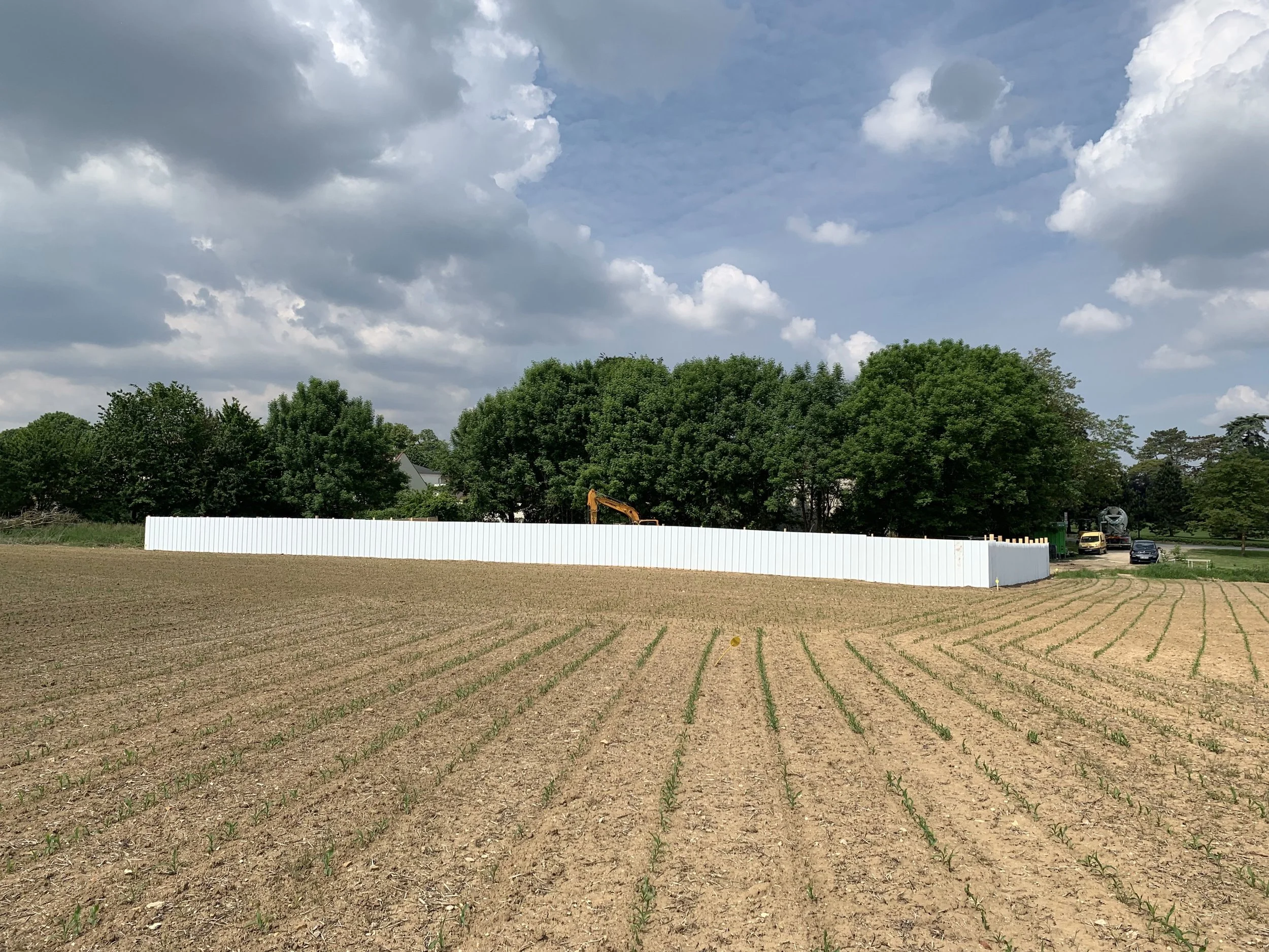 Fin d'installation de chantier