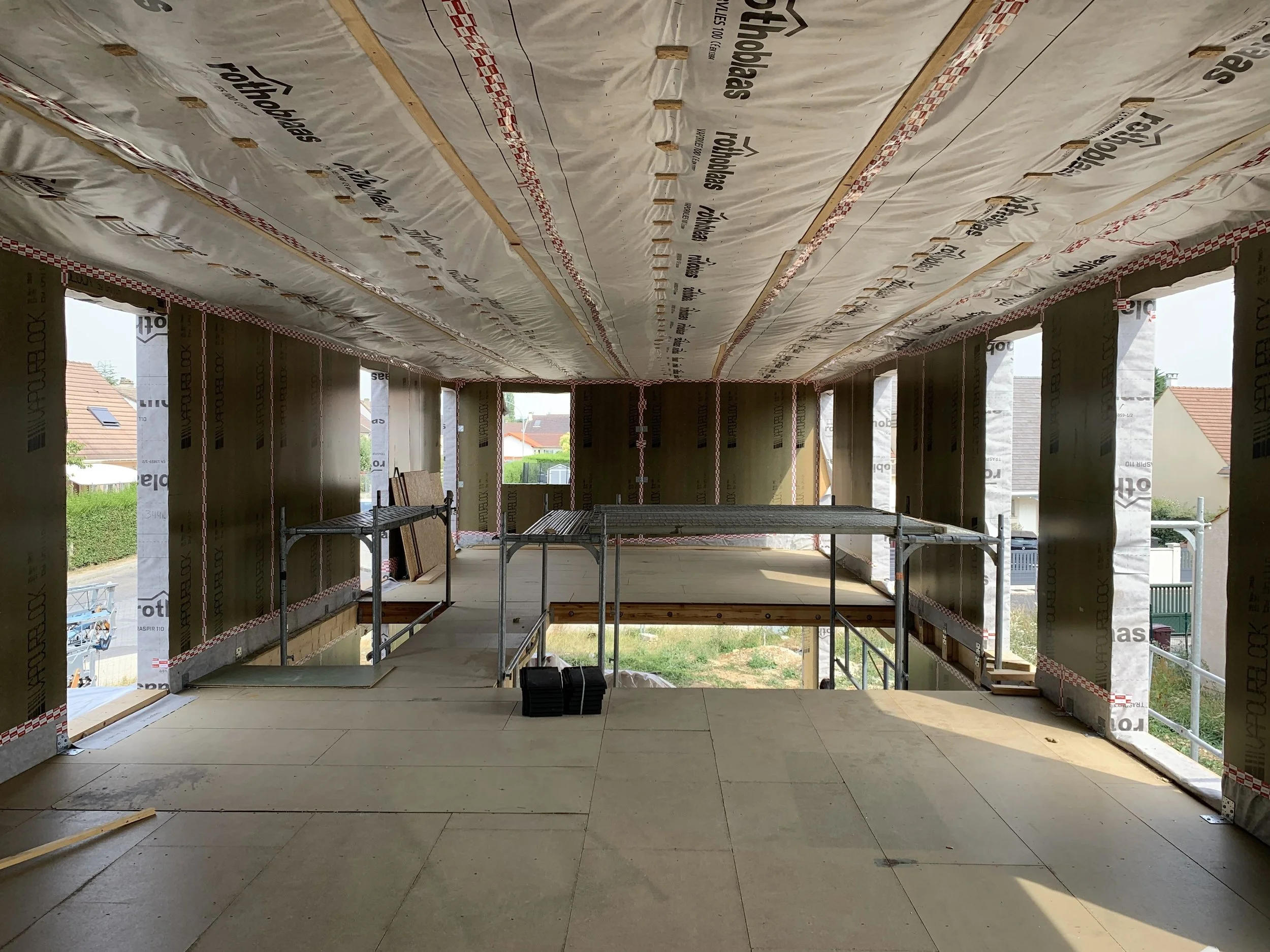 Isolation du plancher haut R+1