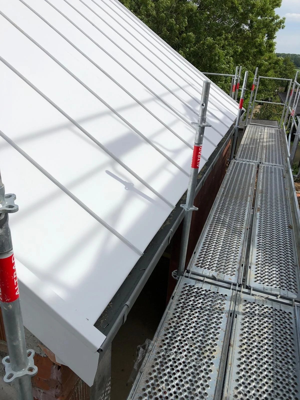 Réalisation des cheneaux