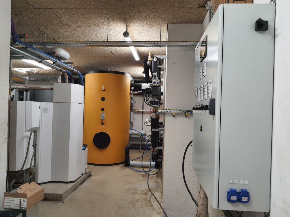 Chaufferie à granulés bois