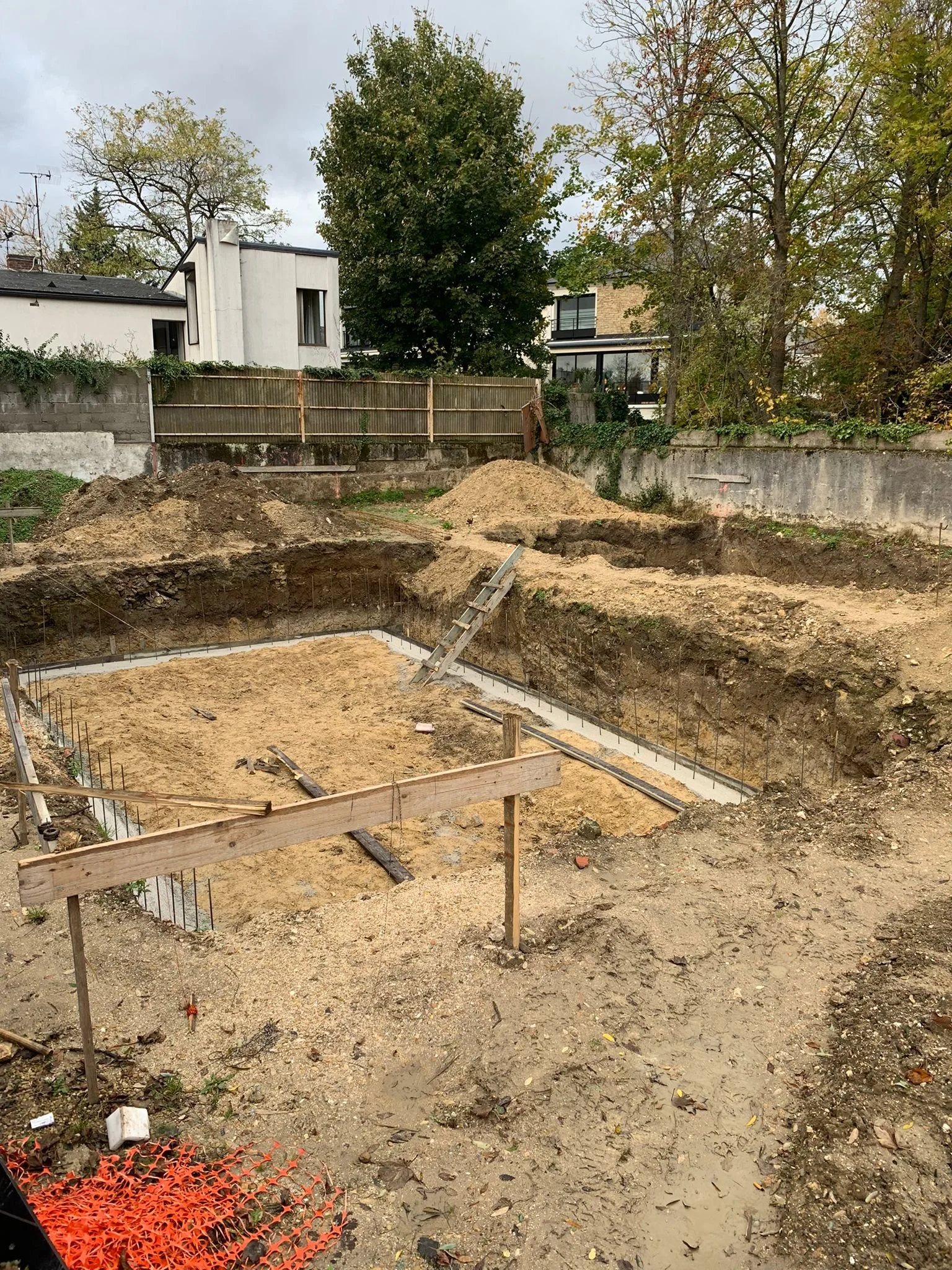 Coulage des fondations