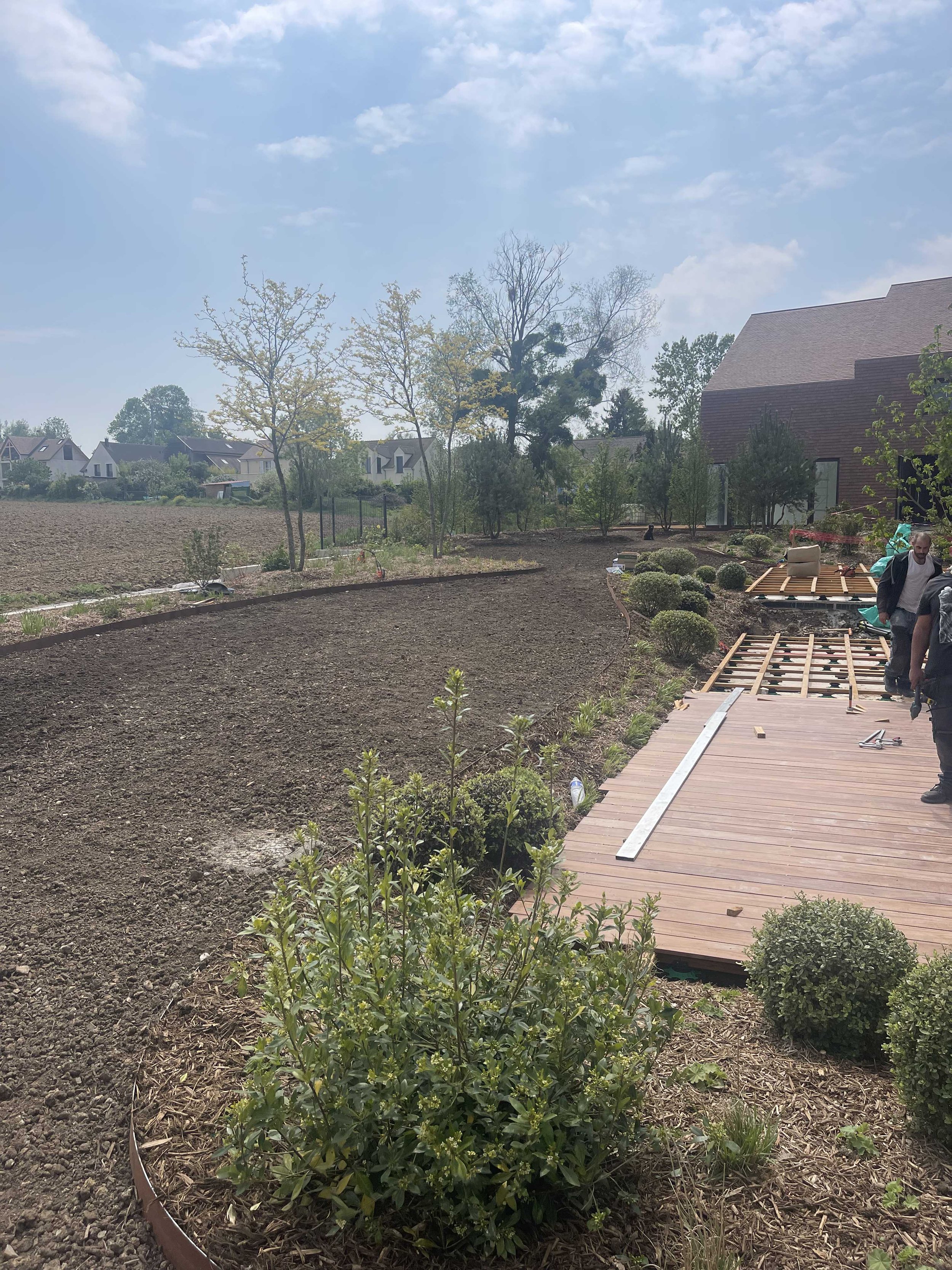 Réalisation des terrasses en bois IPE