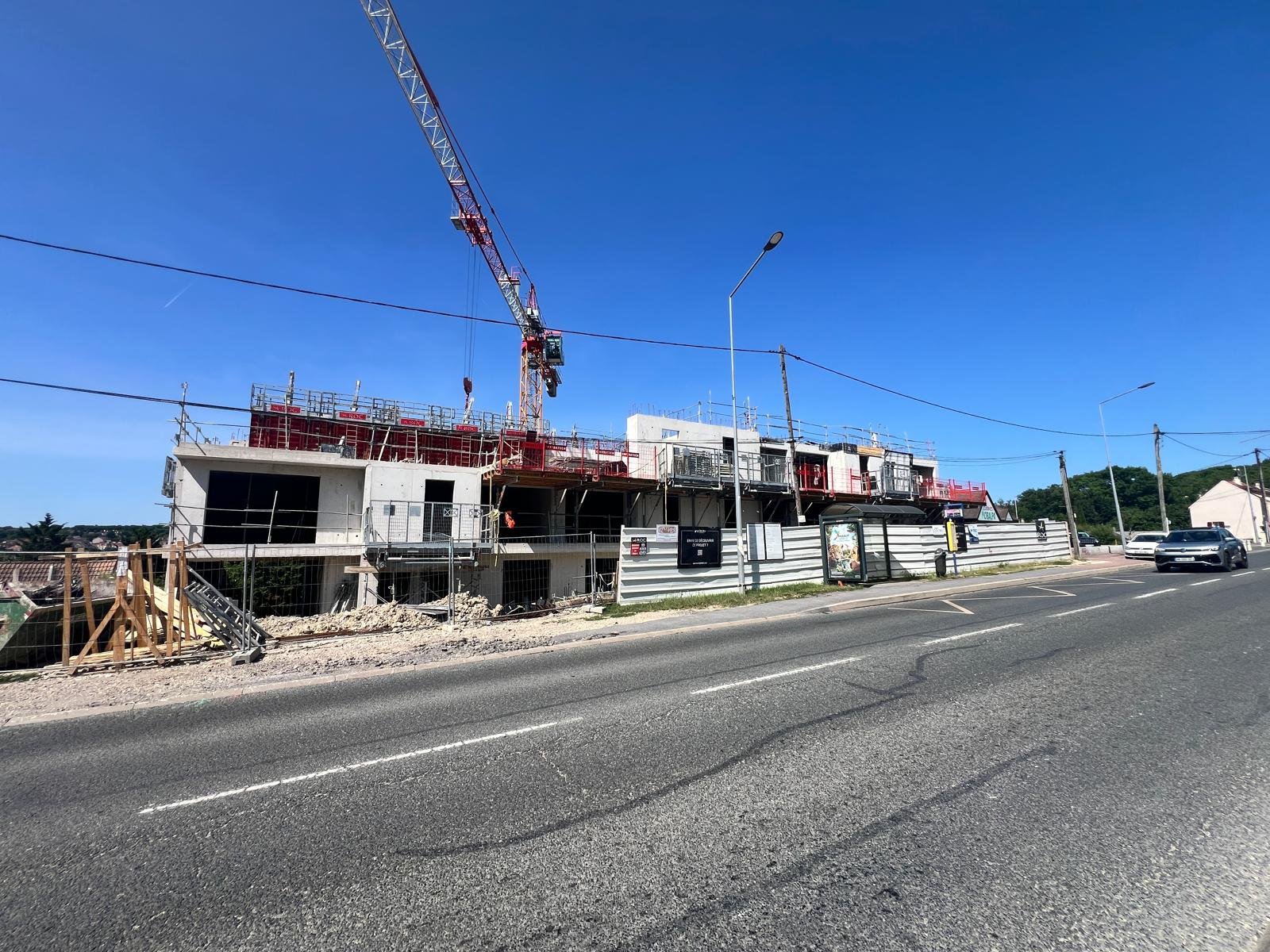 Elevation des murs du R+2