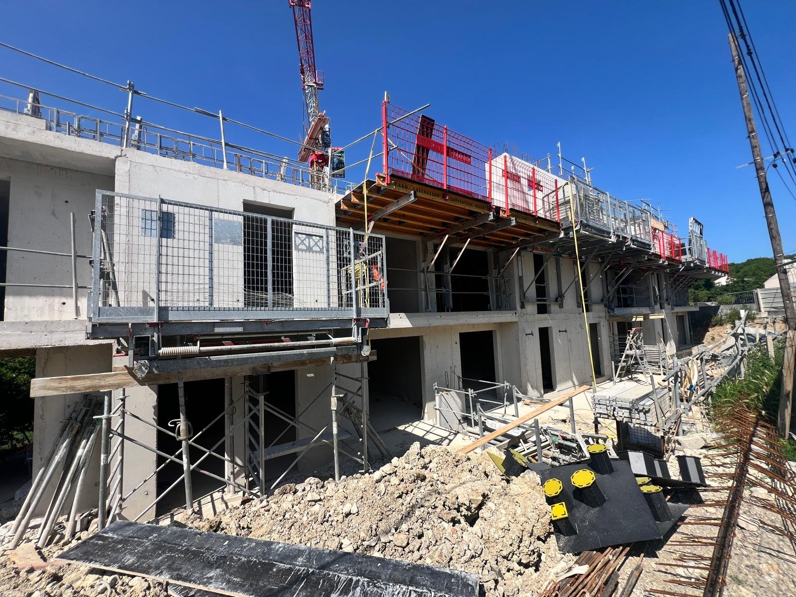 Elevation des murs du R+2