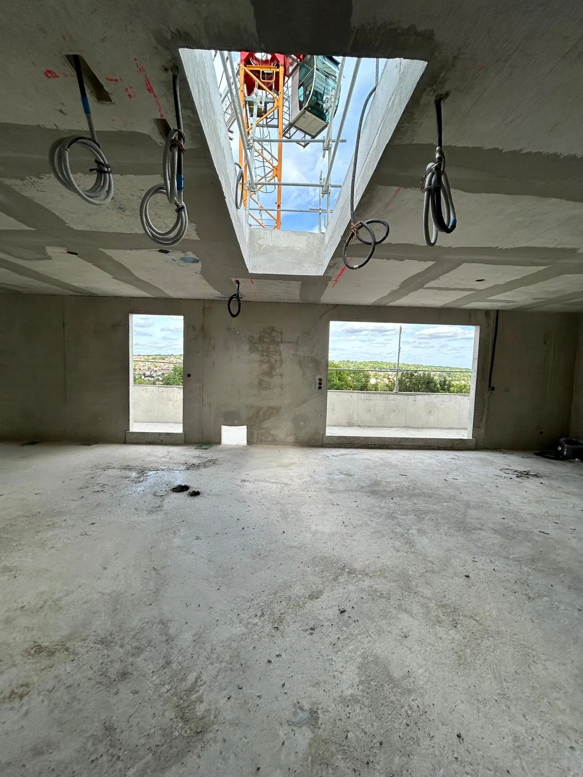 Aperçu intérieur logement avec rooftop