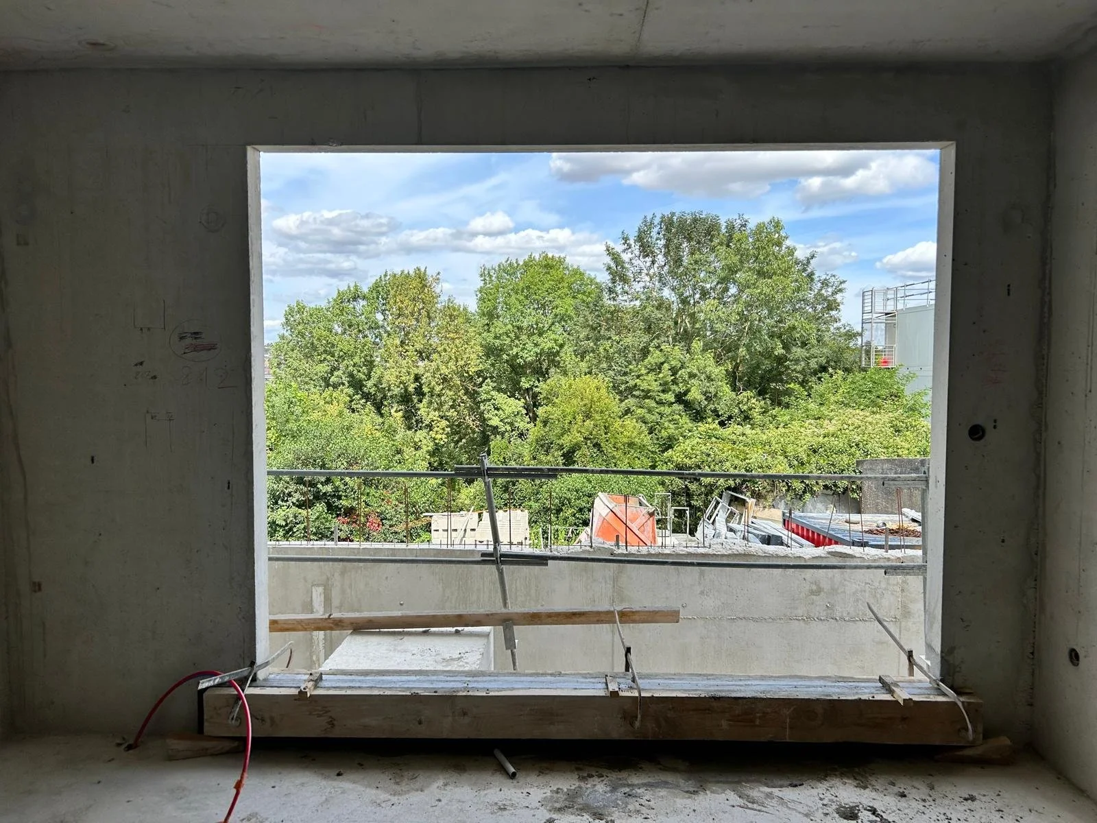 Vue depuis l'intérieur d'un logement