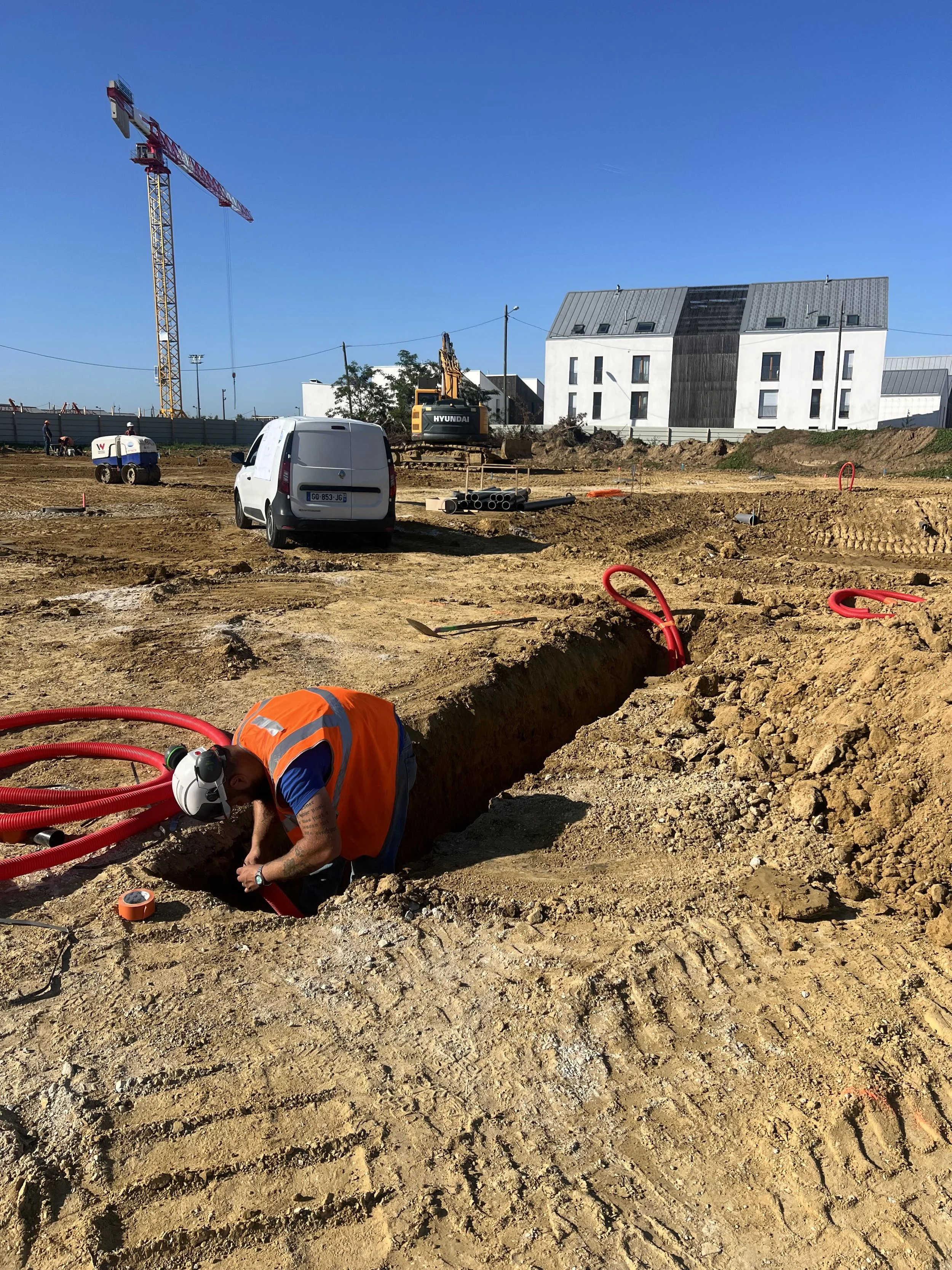 Réalisation des VRD