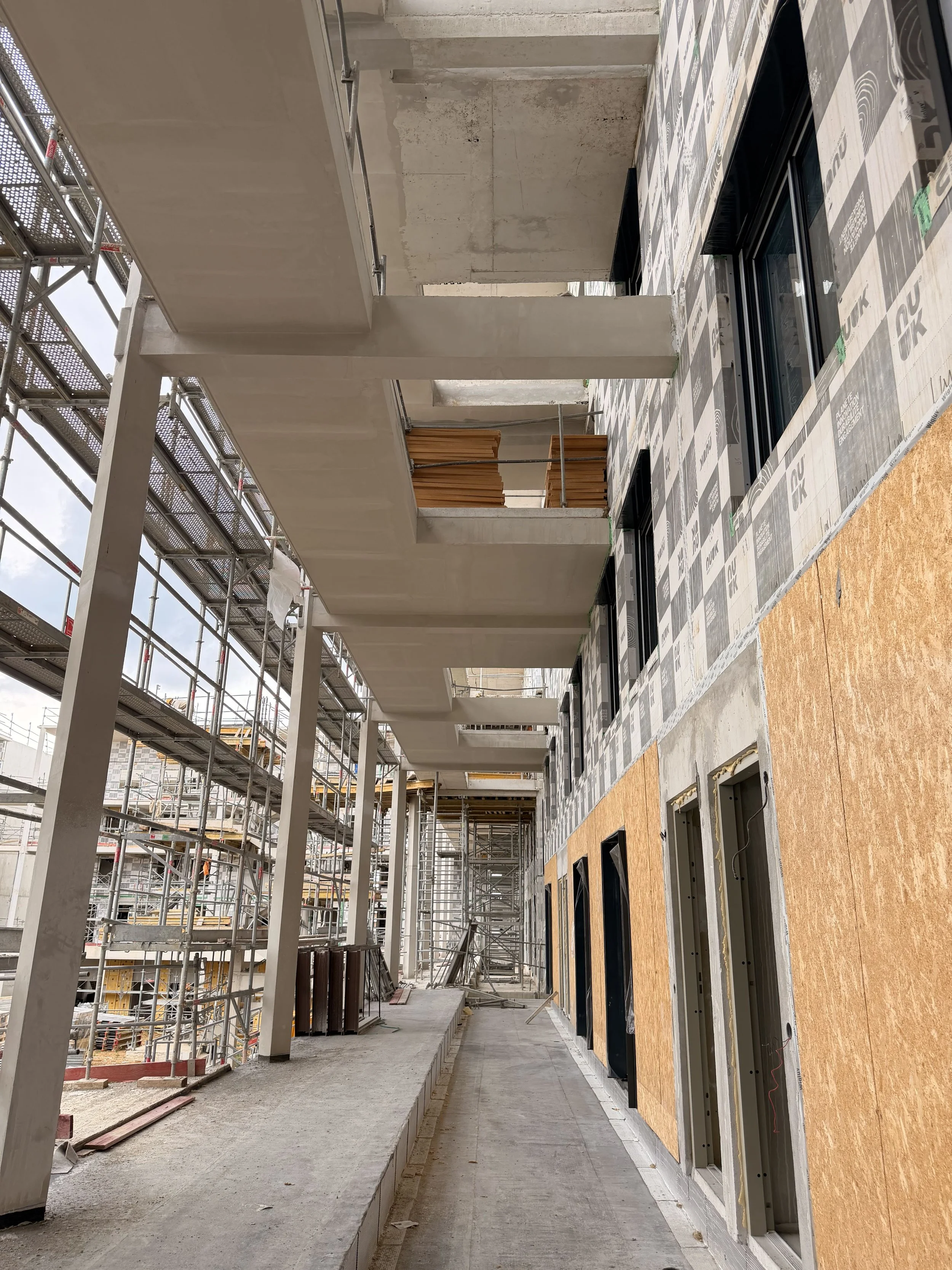 Aperçu des coursives exterieures