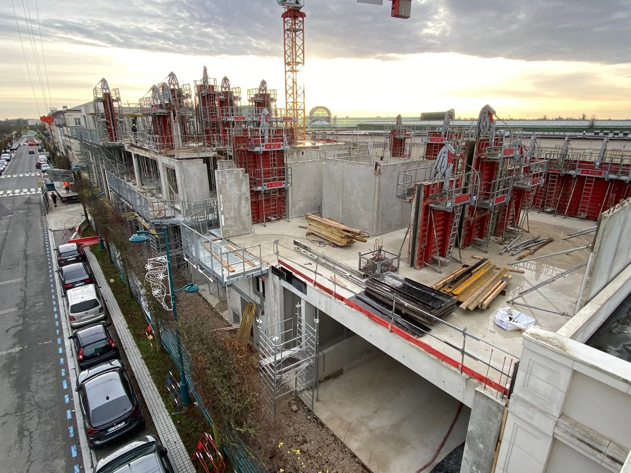 Elévation des murs du R+2