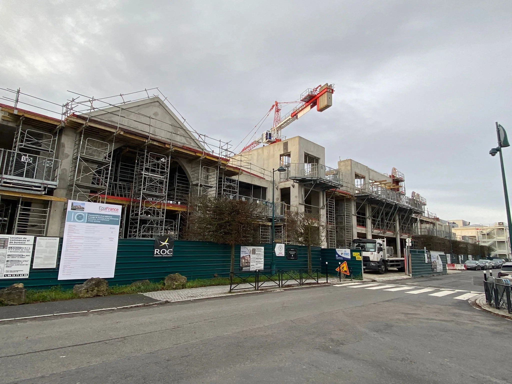 Elévation des murs du R+2