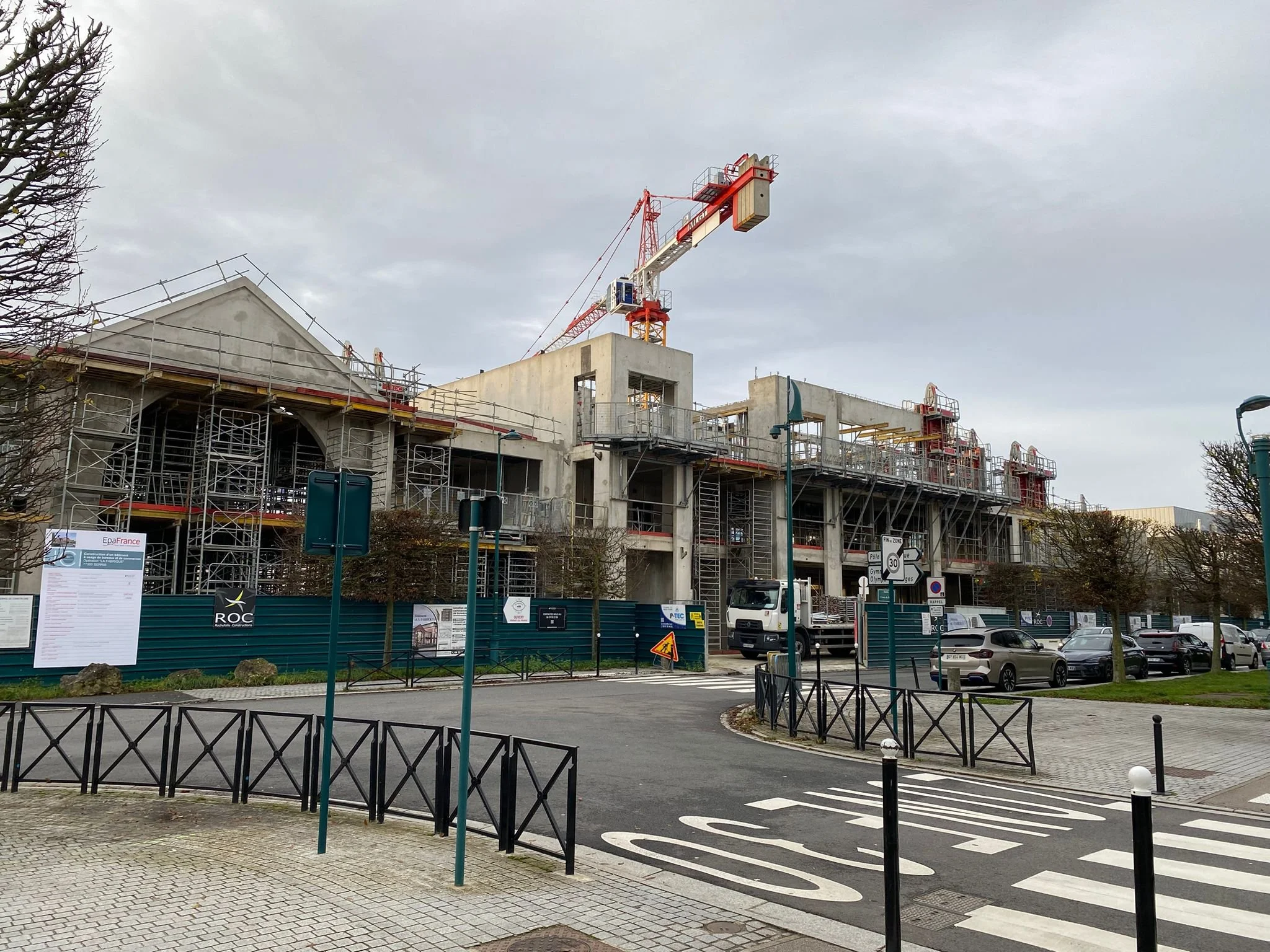Elévation des murs du R+2