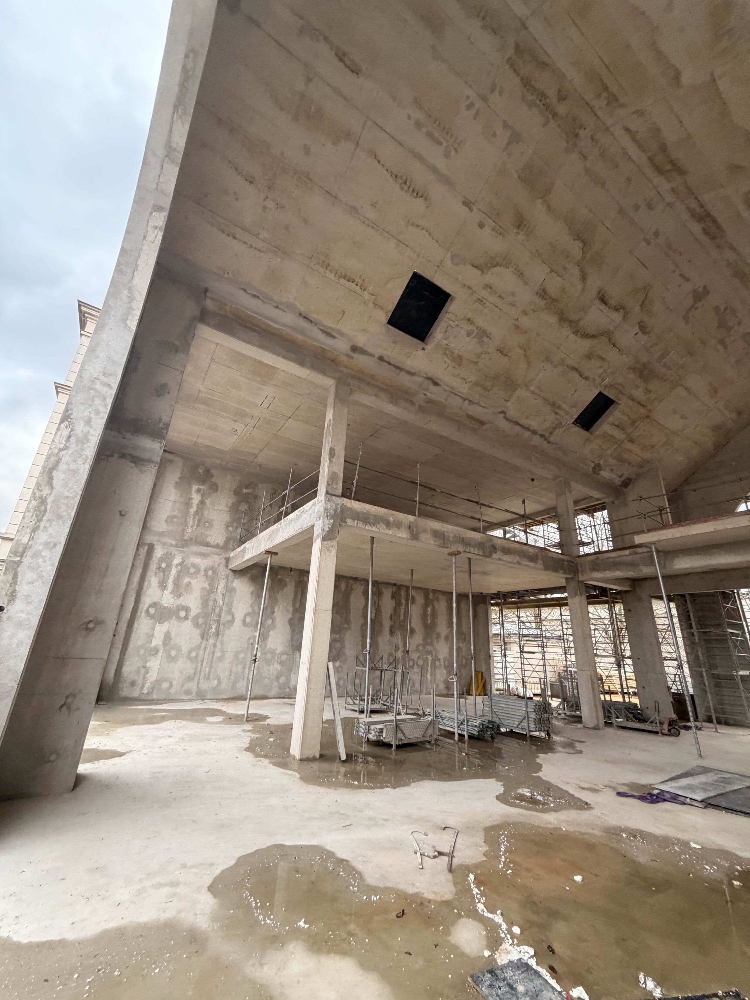 Vue intérieure de la brasserie