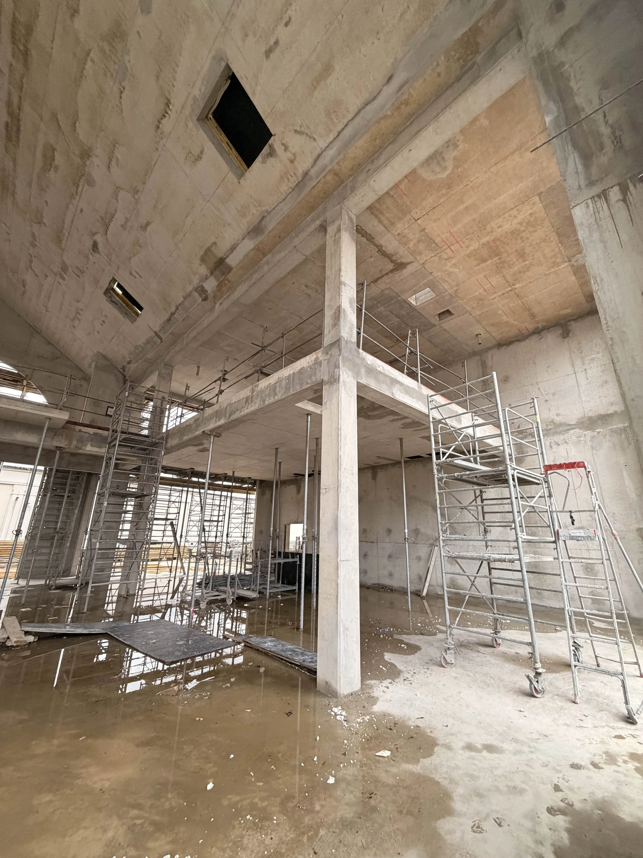 Vue intérieure de la brasserie