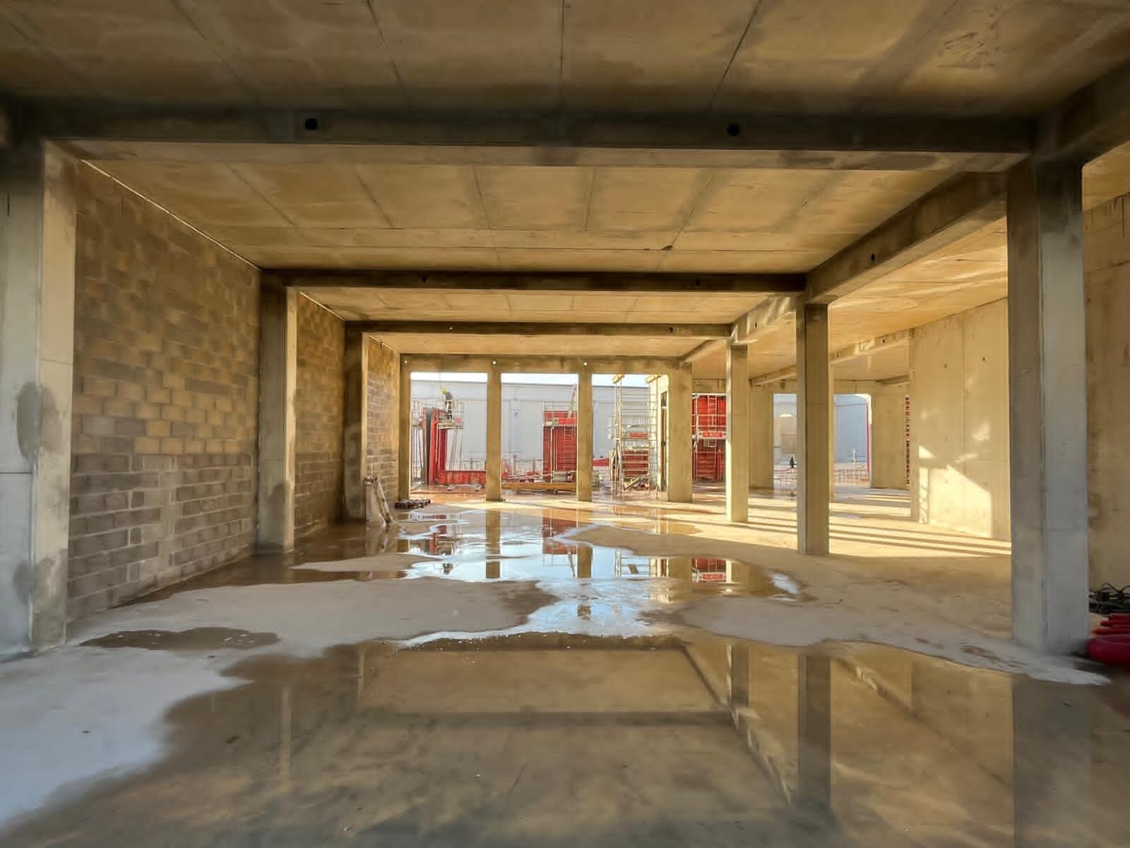 Vue intérieure des plateaux de bureaux