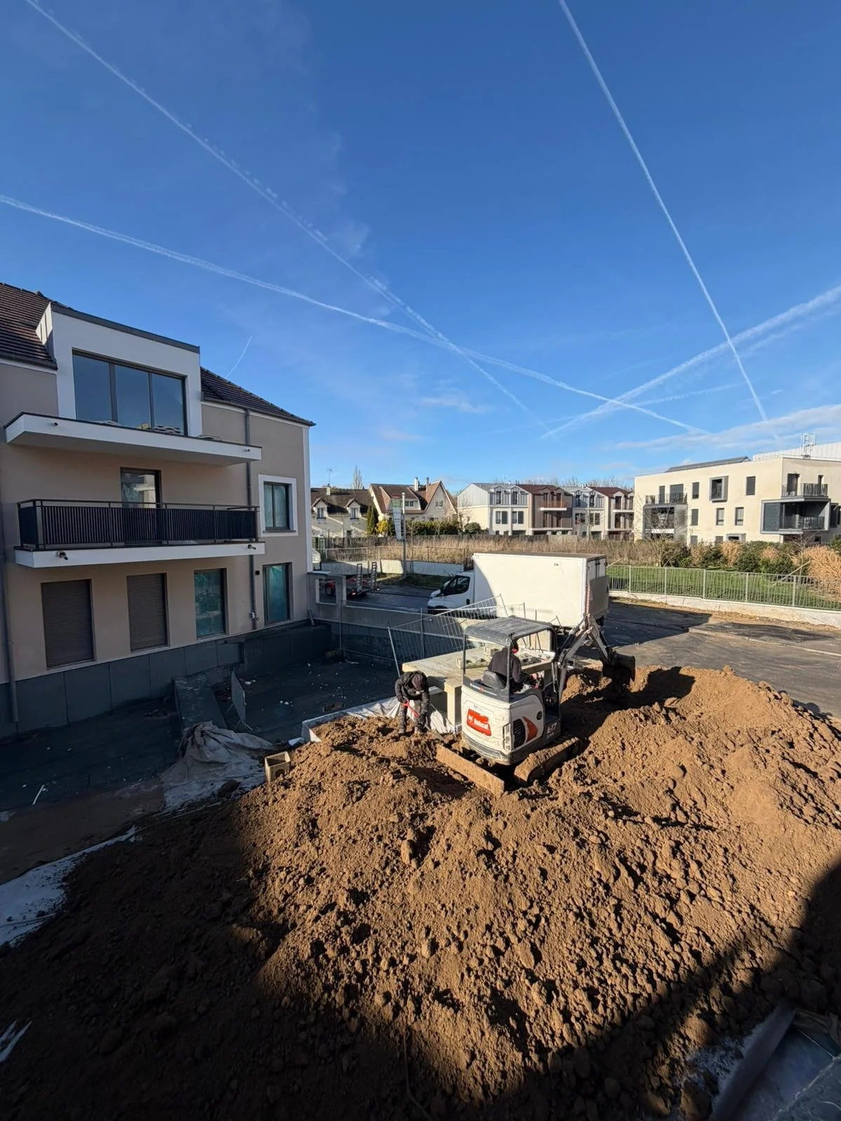 Apport de la terre végétale