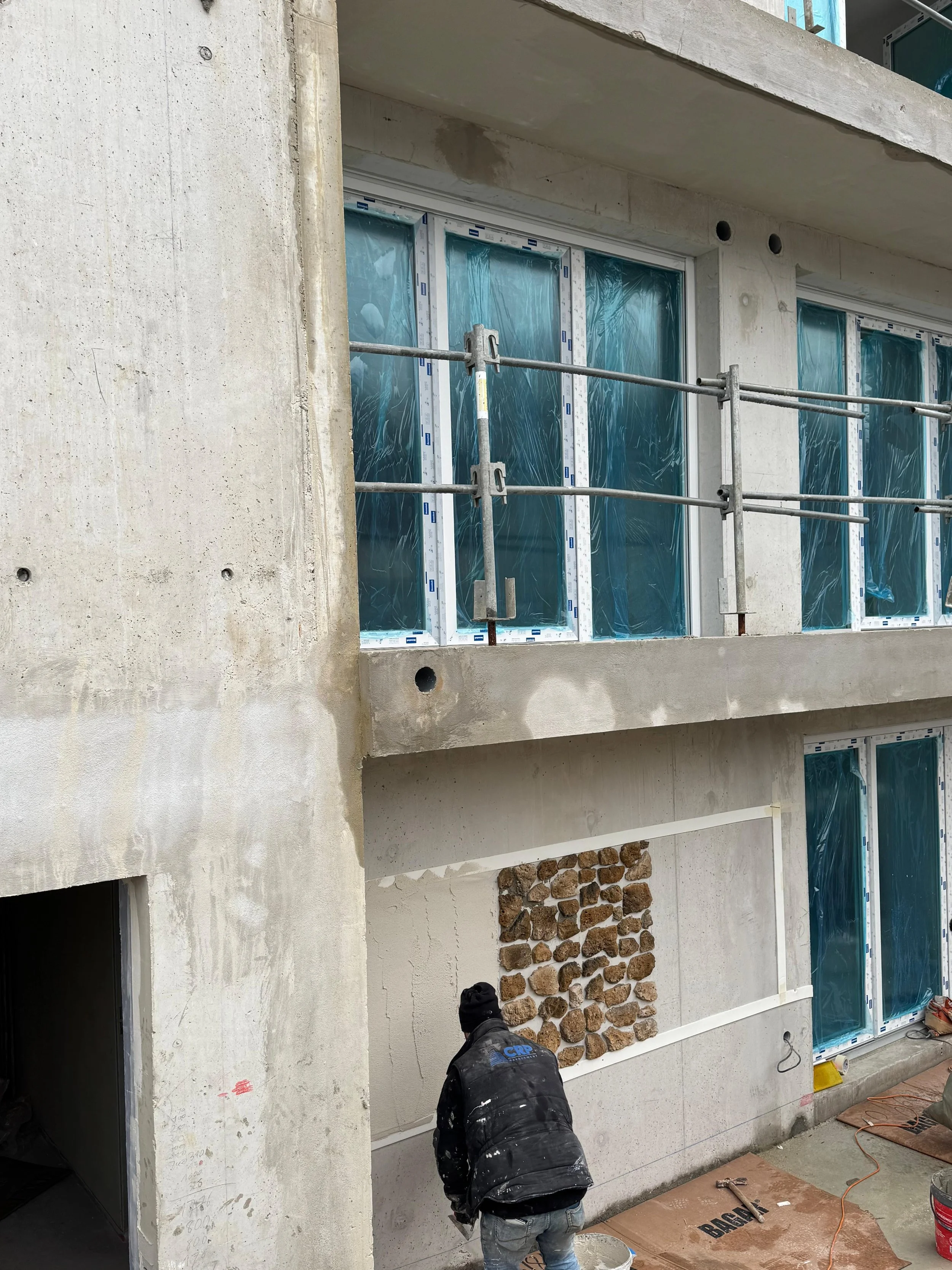 Réalisation du témoin de façade