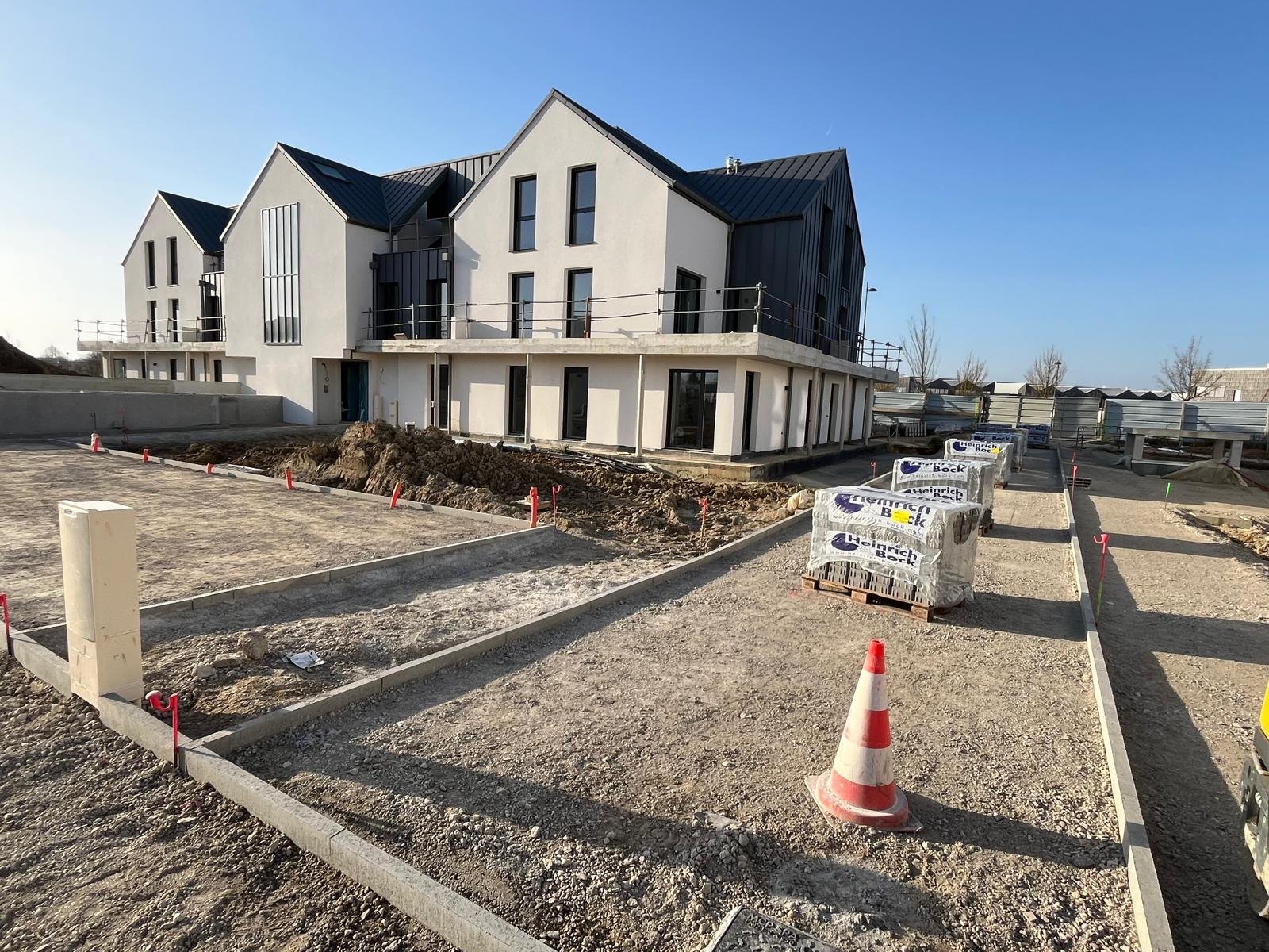 Réception des pavés des voies extérieures