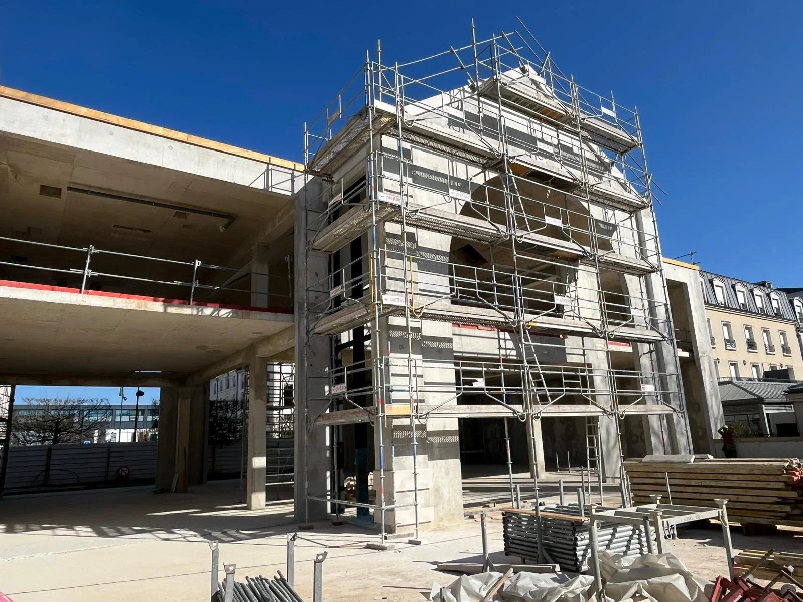 Réalisation du témoin de façade