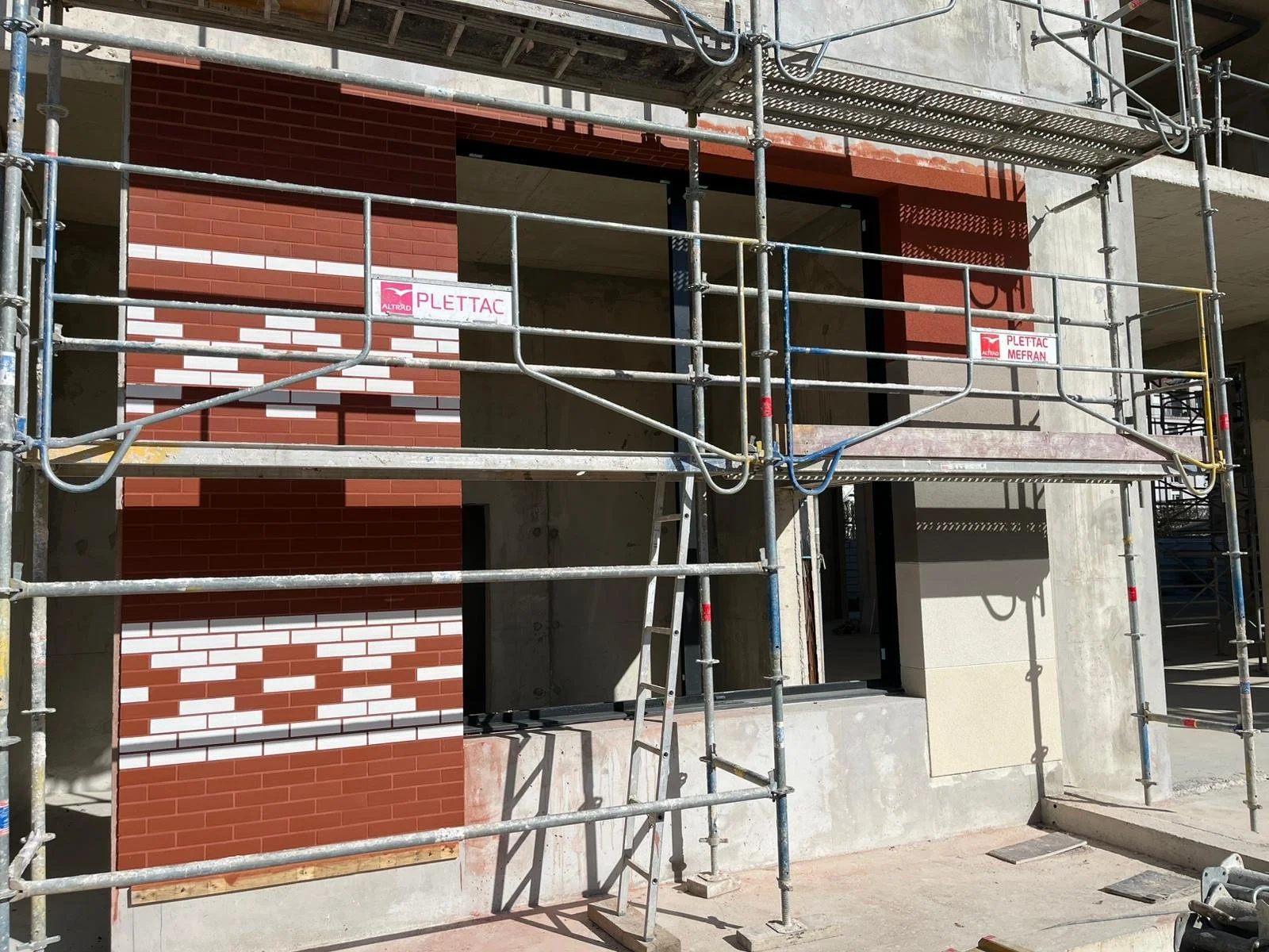 Réalisation du témoin de façade