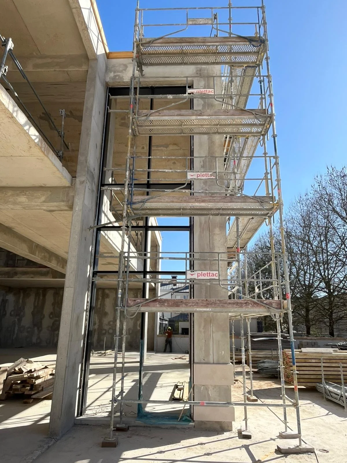 Réalisation du témoin de façade