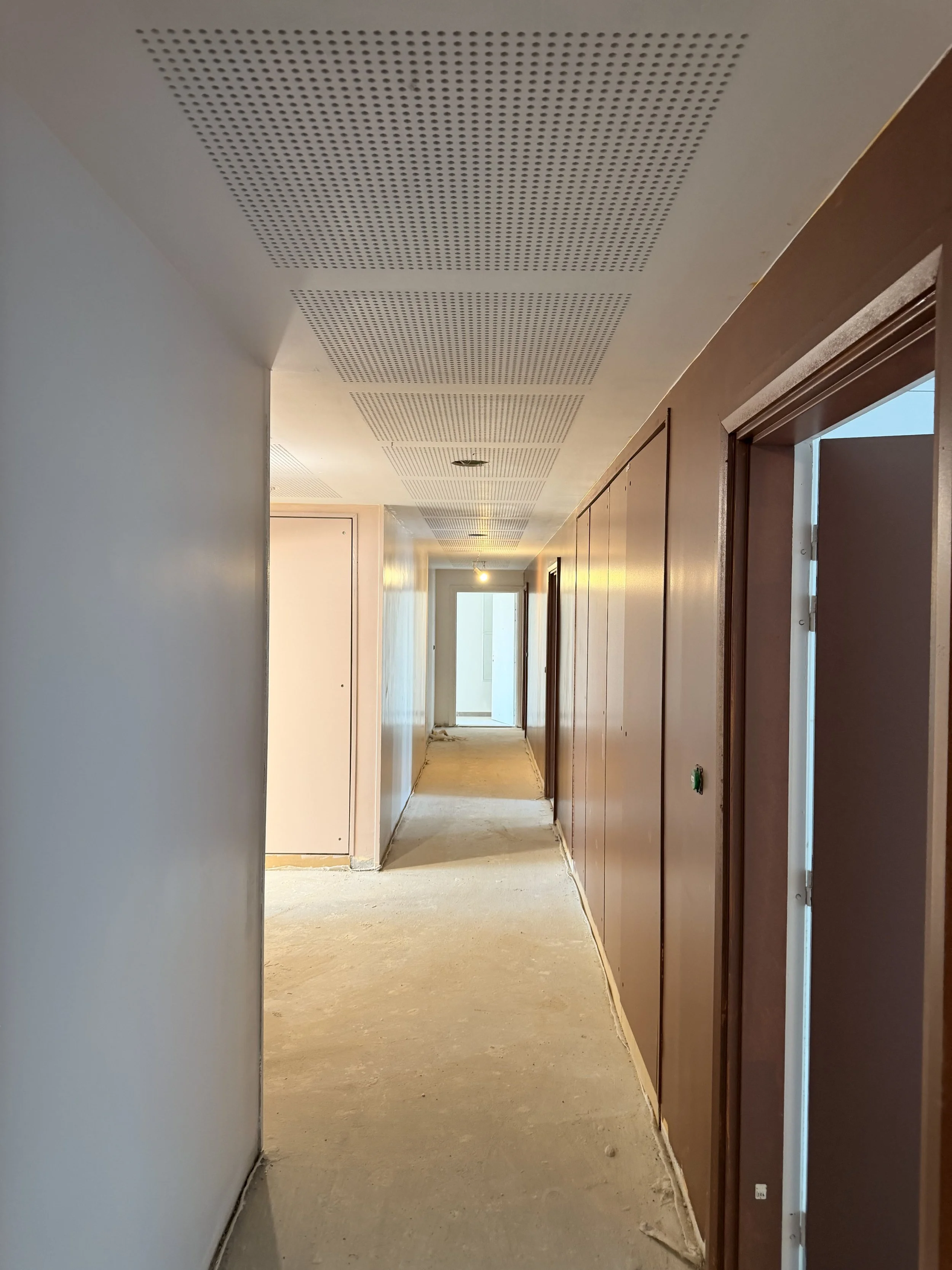 Réalisation des parties communes en cours